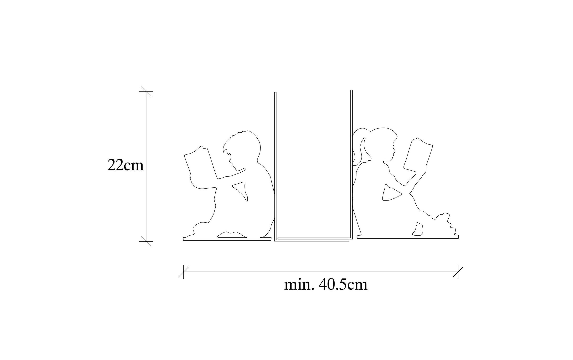 Buchstütze »Wallxpert Kinder«, (1 St.)