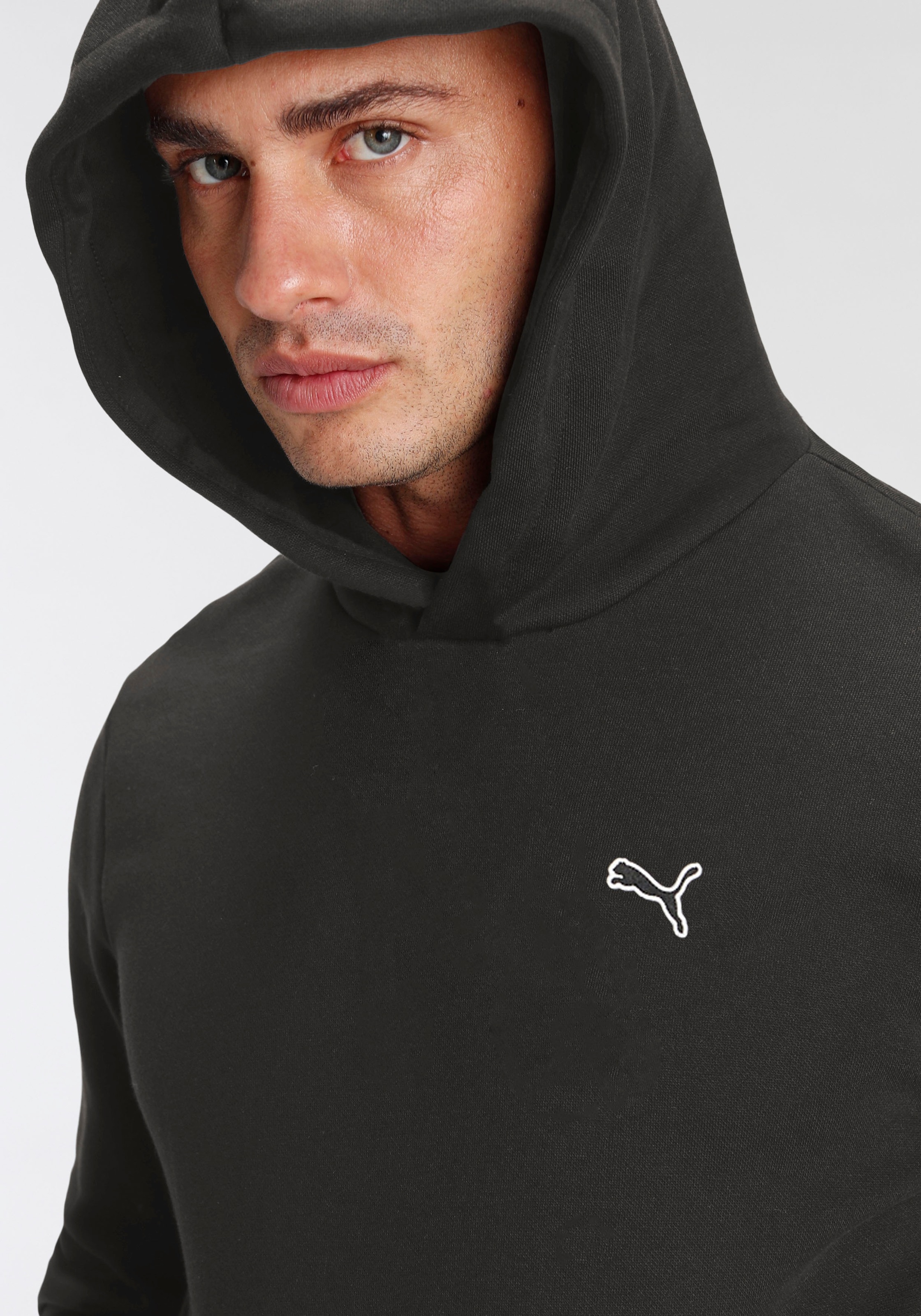PUMA Kapuzensweatshirt »BETTER ESSENTIALS HOODIE FL«, mit Logodruck, mit Kängurutasche, mit Kapuze, Regular Fit