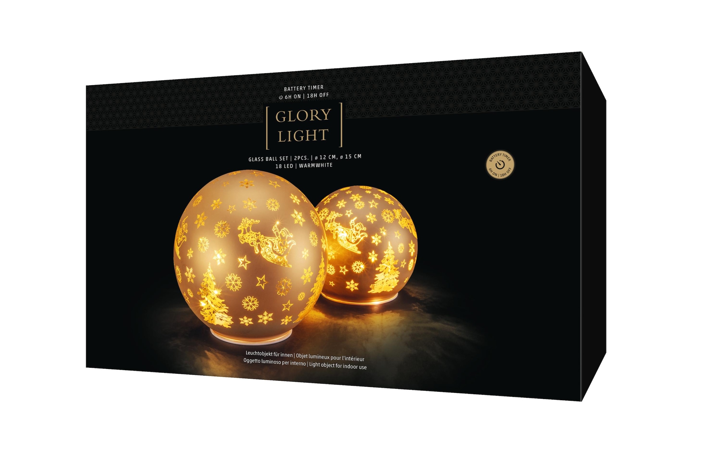 STT LED Dekofigur »Glass Ball«