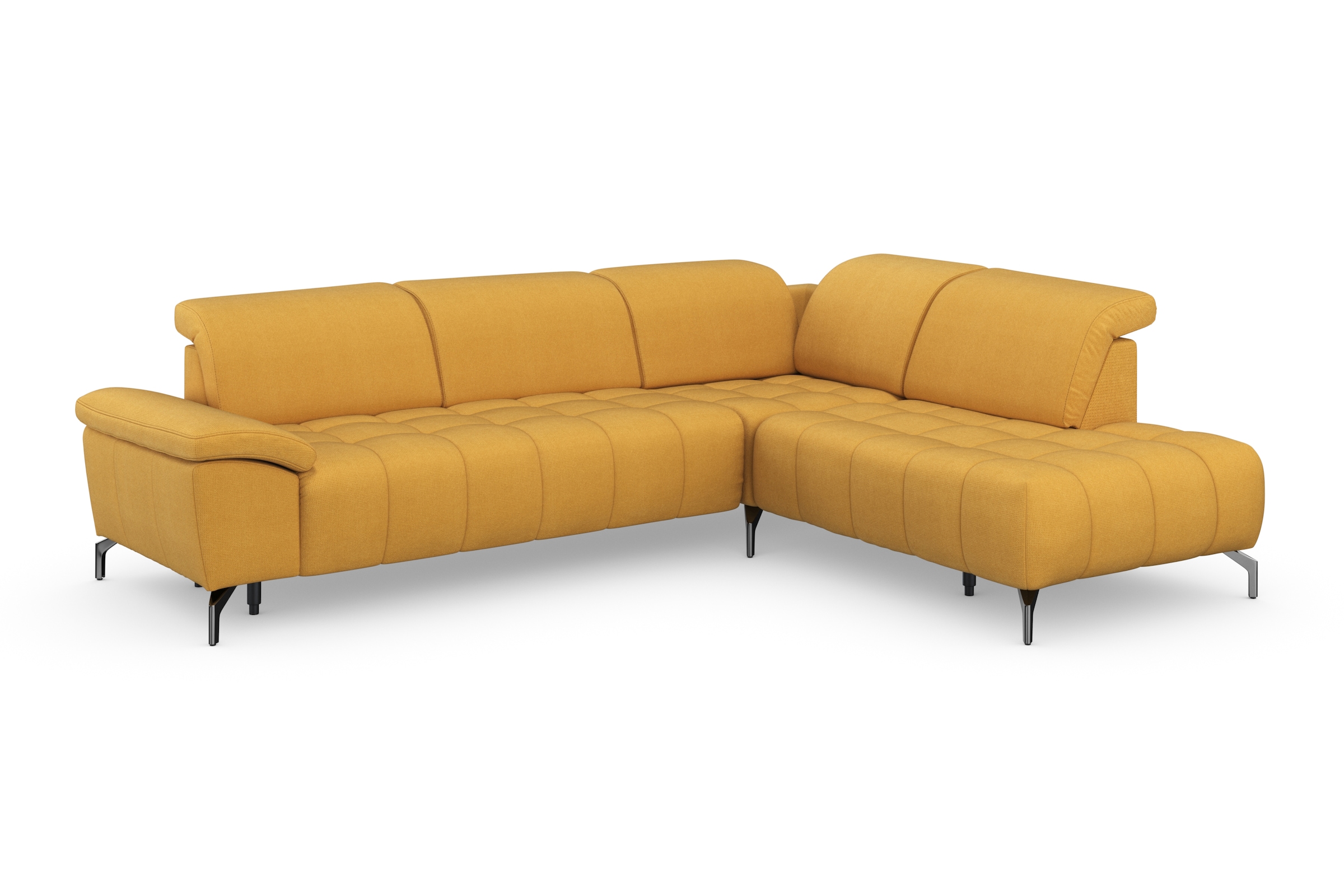 sit&more Ecksofa »Cool L-Form«, wahlweise mit Kopfteilverstellung und Vorziehsitz motorisch