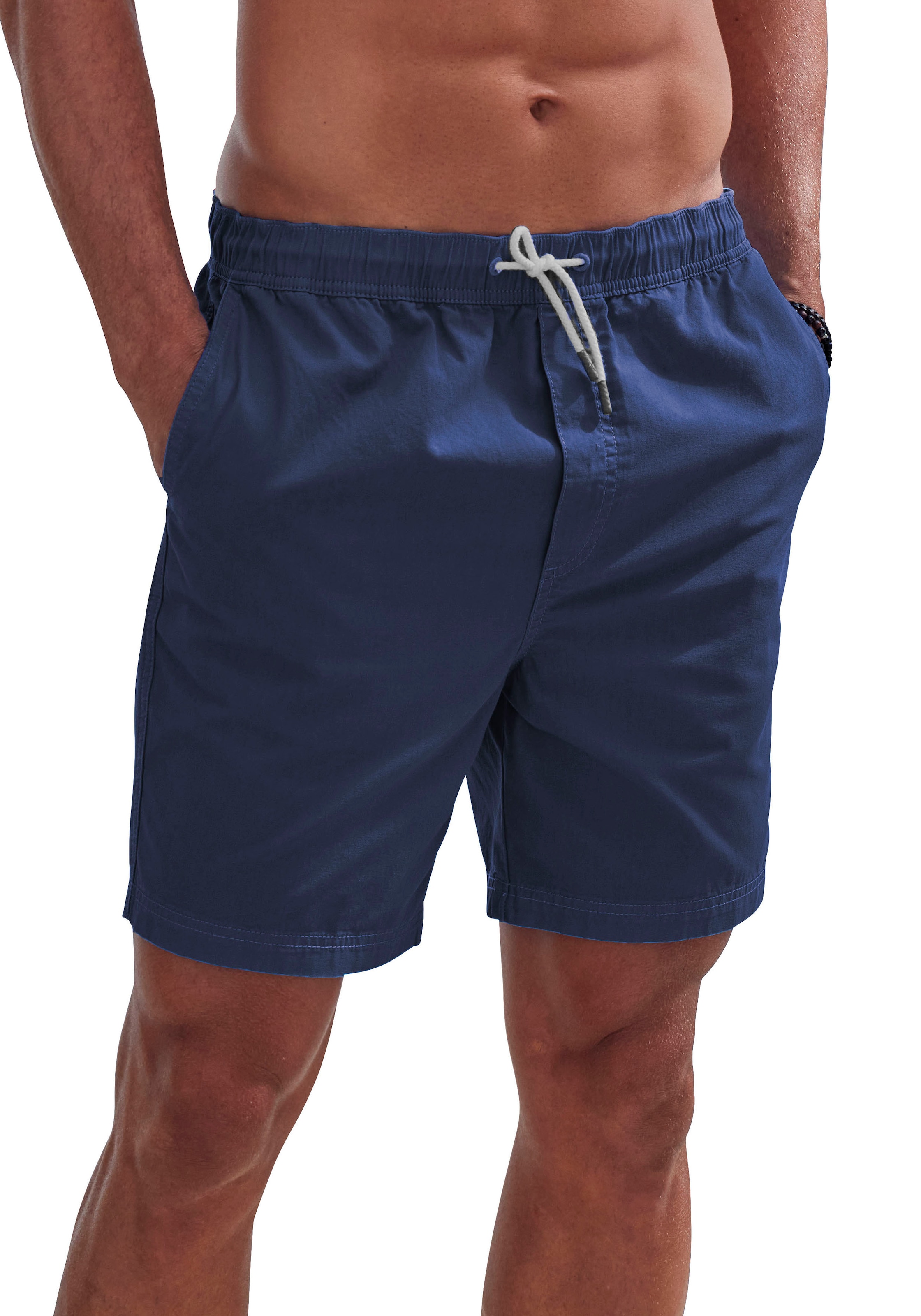 Shorts »Bermuda«, kurze Hose aus elastischer, gewebter Baumwollqualität