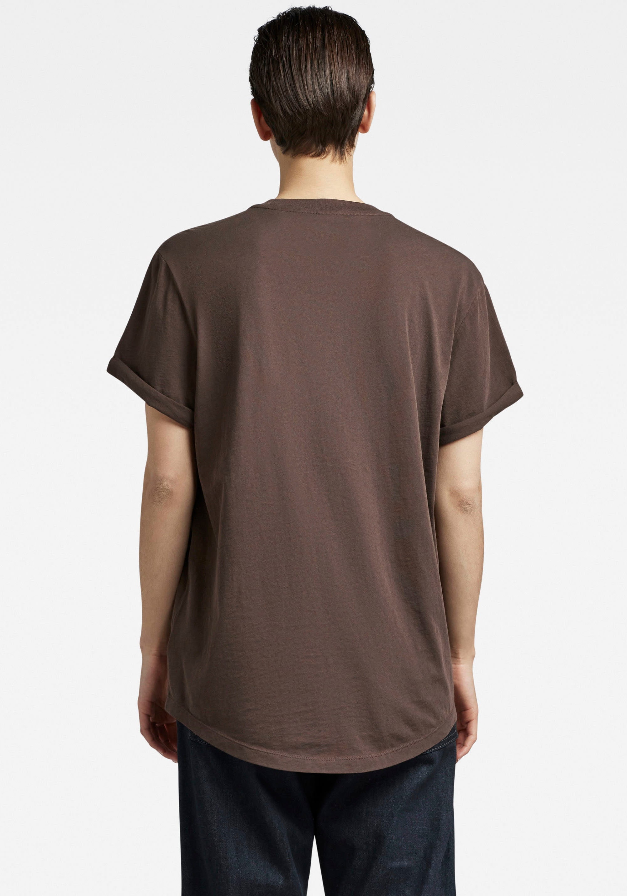 Jelmoli-Versand G-Star r fem »Lash T-Shirt Umschalg | online an Ärmeln loose t«, RAW kaufen den mit