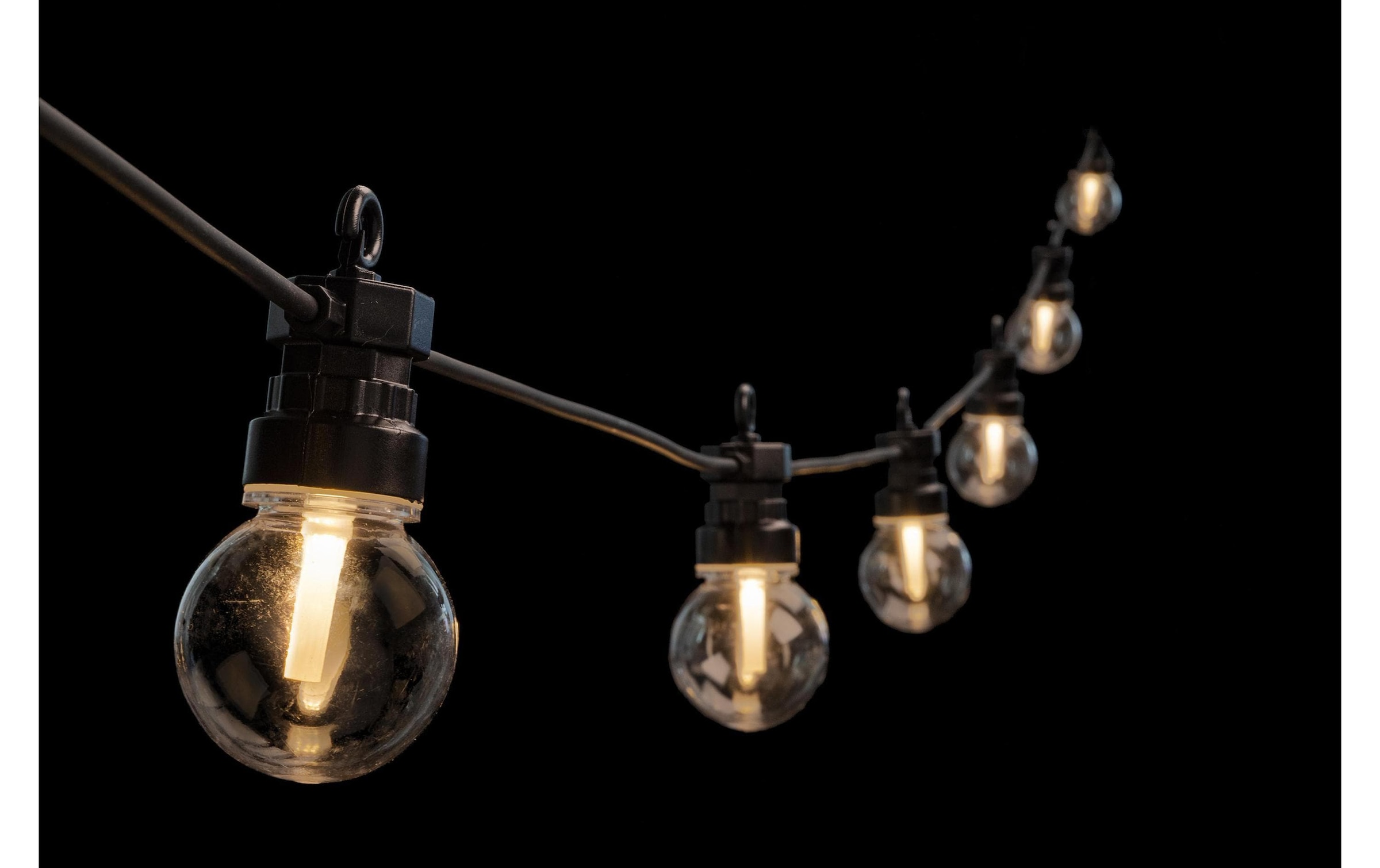 STT LED-Lichterkette »Solar Schwarz«, 10 St.-flammig