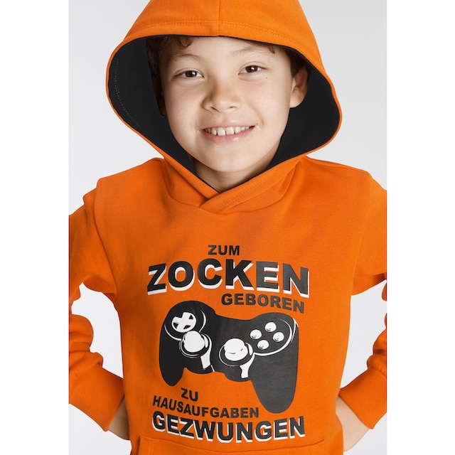 ✵ KIDSWORLD Kapuzensweatshirt »FÜR ZOCKER«, Spruch günstig bestellen |  Jelmoli-Versand