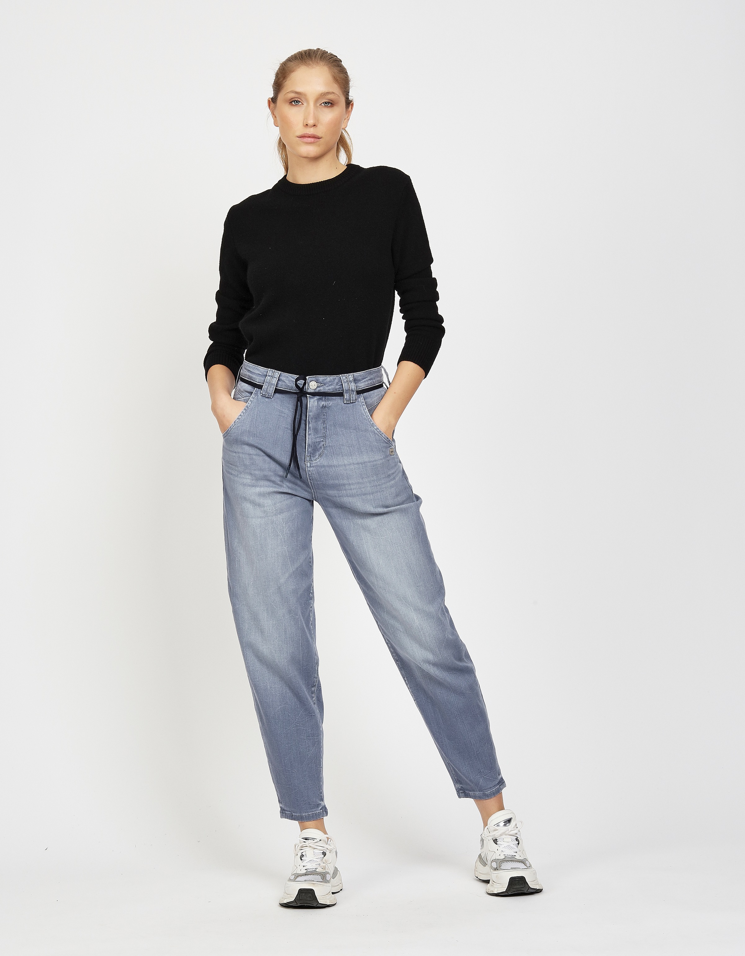 GANG 5-Pocket-Jeans »94VIA JOGGER«, mit Kordel, Balloon Fit