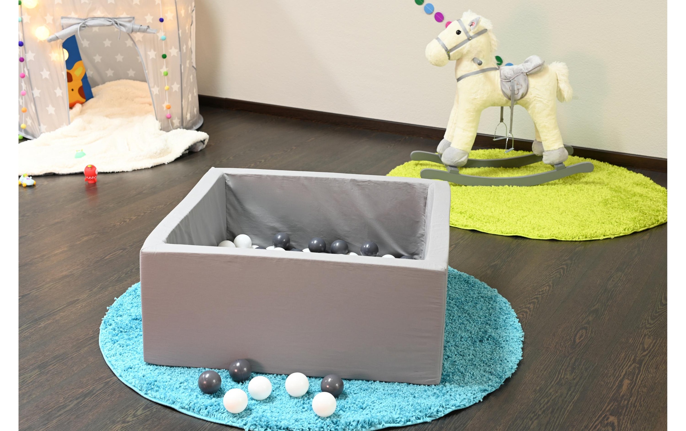 Knorrtoys® Bällebad »- eckig Grey«