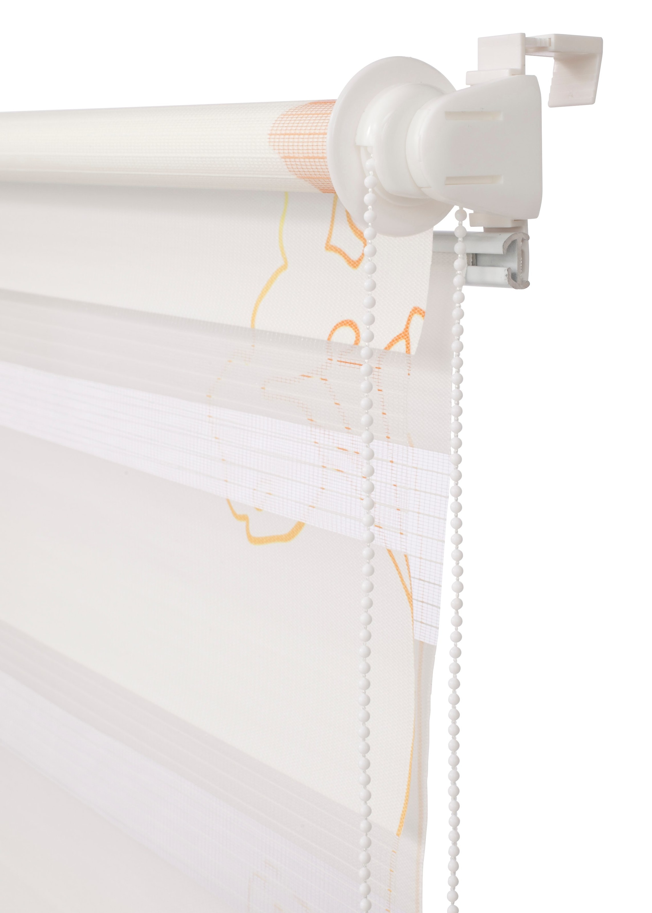 K-HOME Doppelrollo »Delphi«, Lichtschutz, ohne Bohren, im Fixmass
