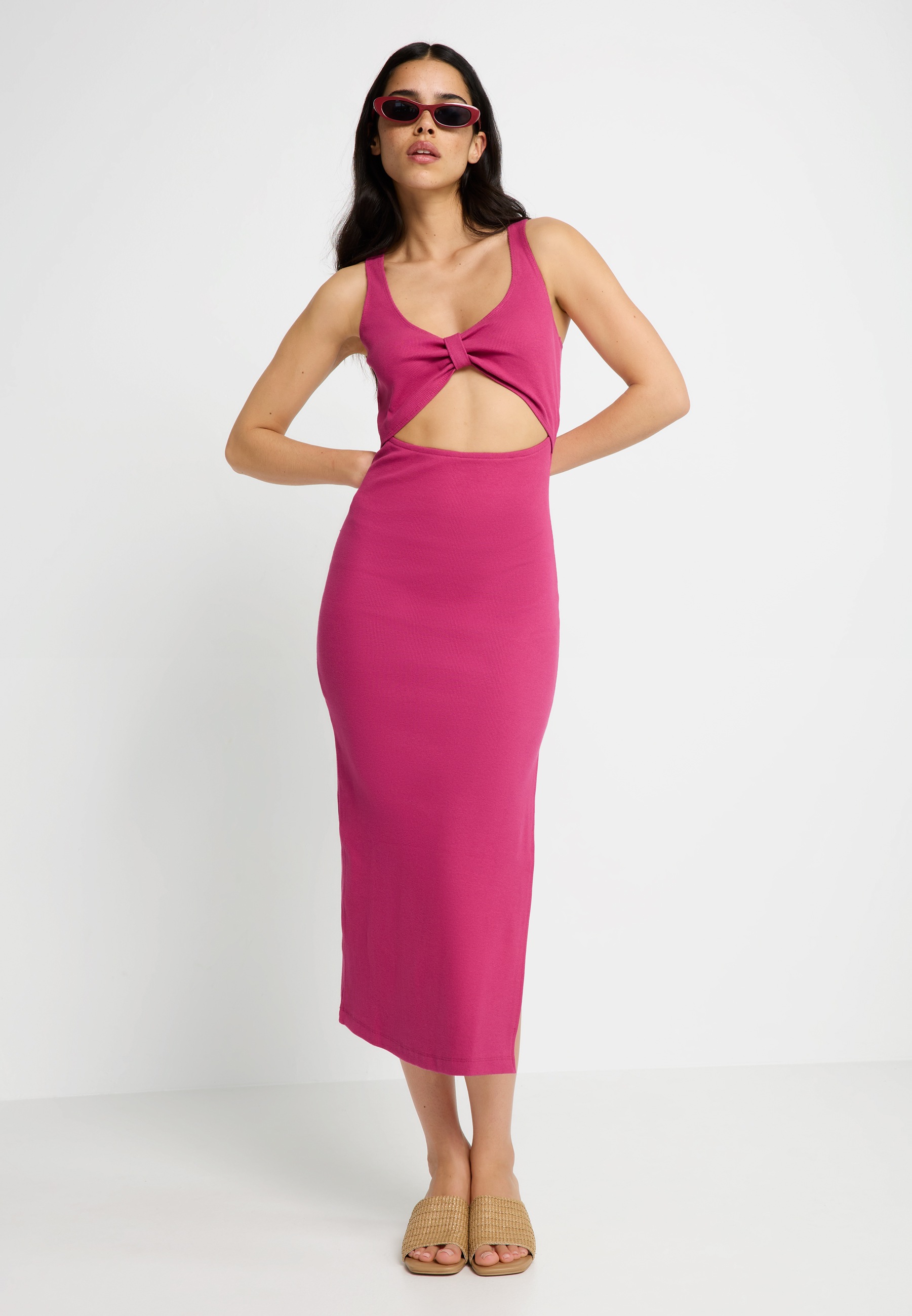 LSCN by LASCANA Midikleid aus weicher Rippware