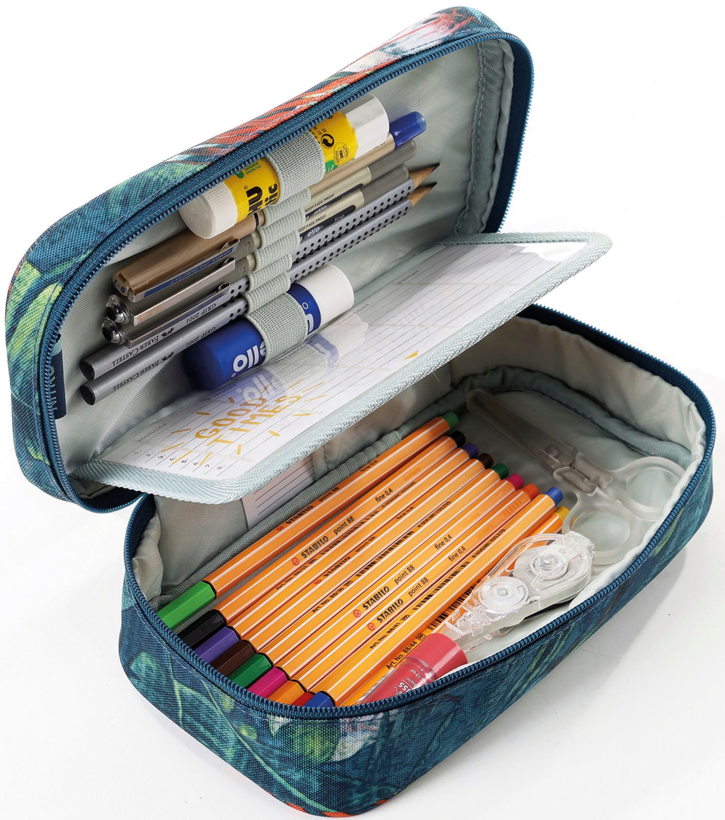 NITRO Federtasche »Pencil Case XL«, Federmäppchen, Schlampermäppchen, Faulenzer Box, Stifte Etui
