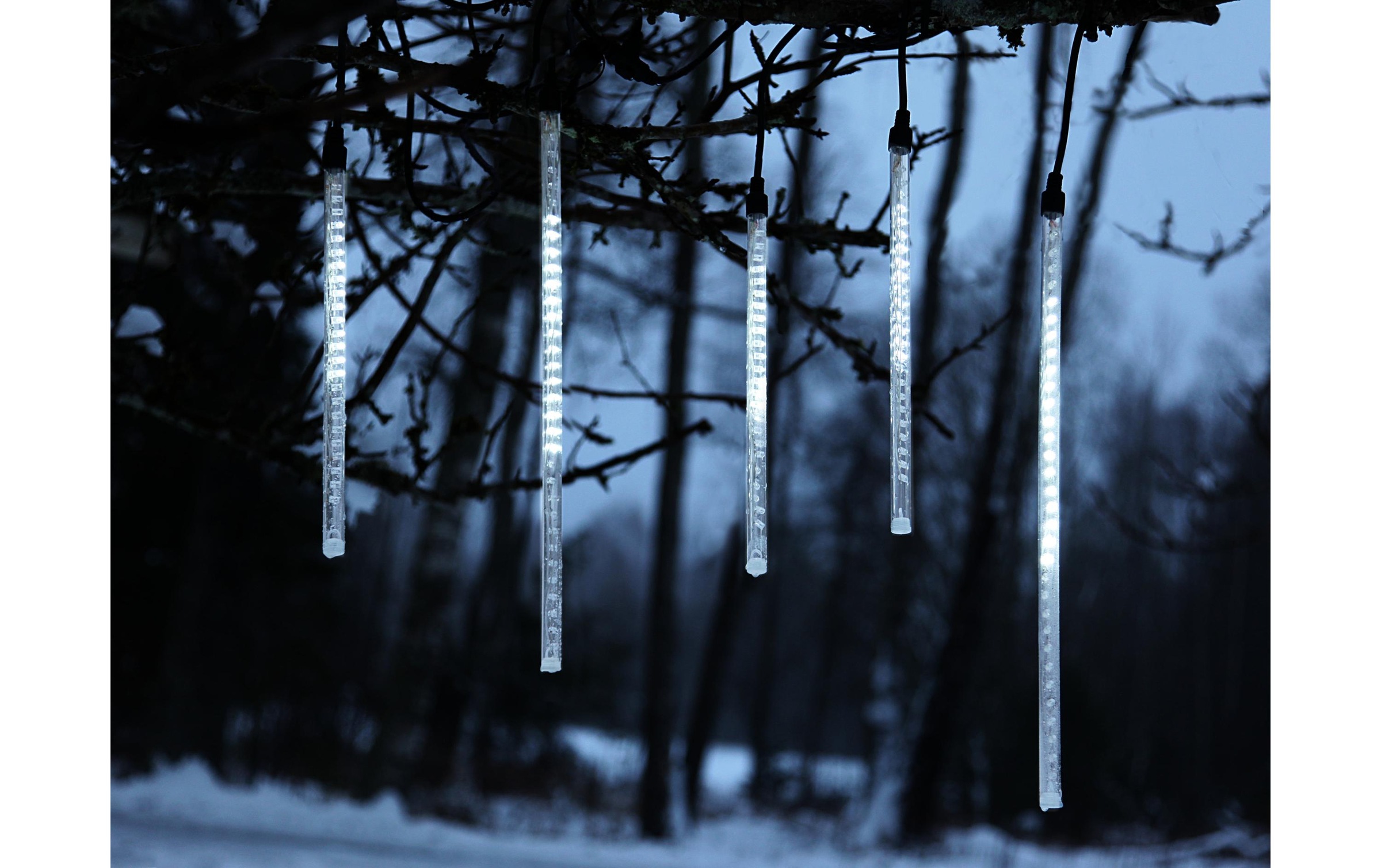 Parforce Traditional Hunting LED-Lichtervorhang »Snowfall 6.75 m Starter Set, Outdoor«