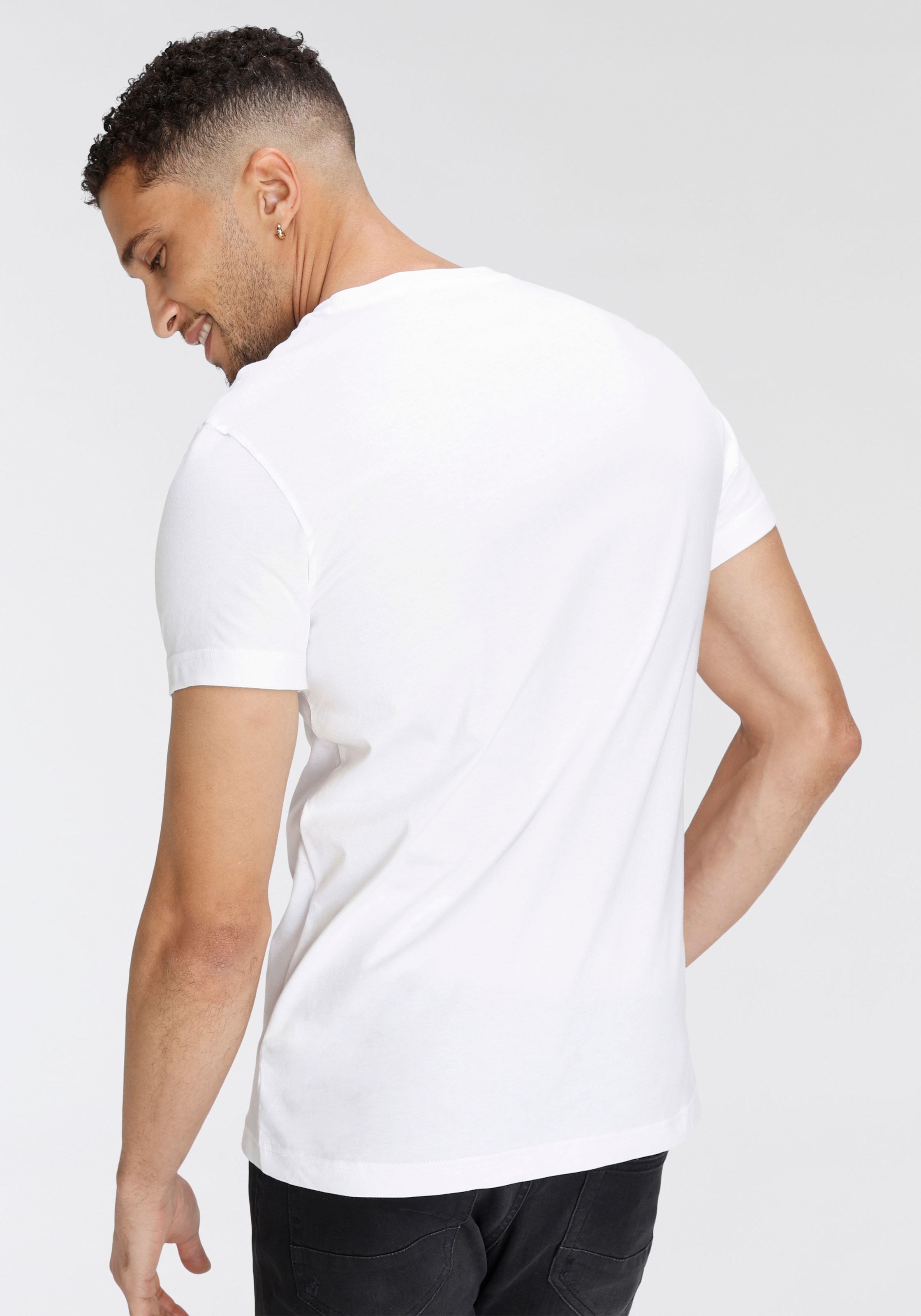 Calvin Klein Jeans T-Shirt SLIM online »CHEST bestellen TEE« Jelmoli-Versand INSTITUTIONAL 