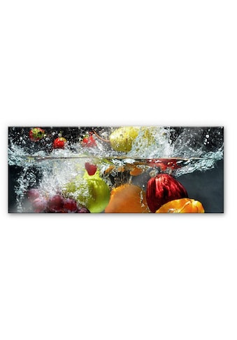 Wall-Art Küchenrückwand »Erfrischendes Obst - Panorama«, (1 tlg.) kaufen