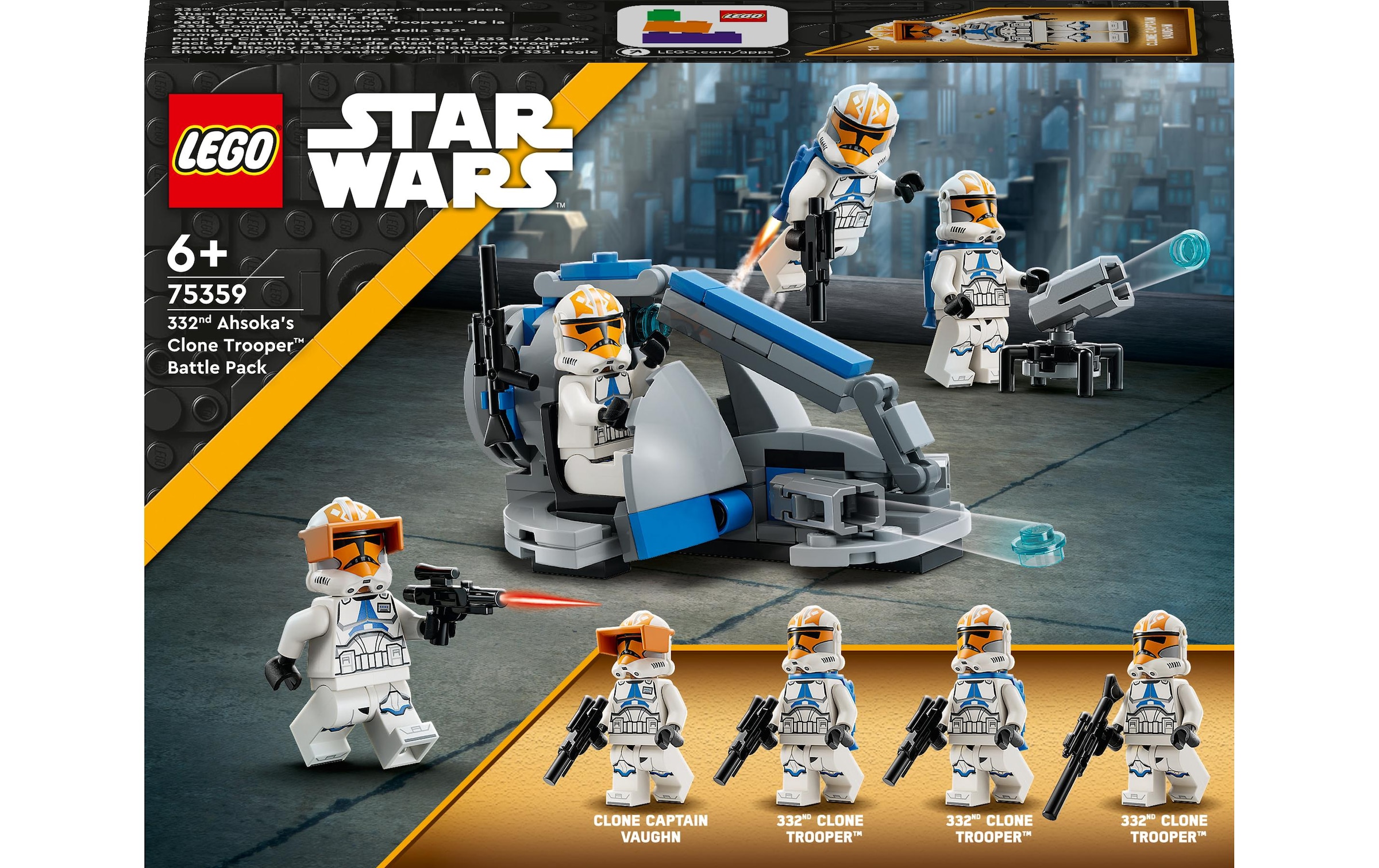 LEGO® Spielbausteine »Wars Ahsokas Clone Troop«, (108 St.)