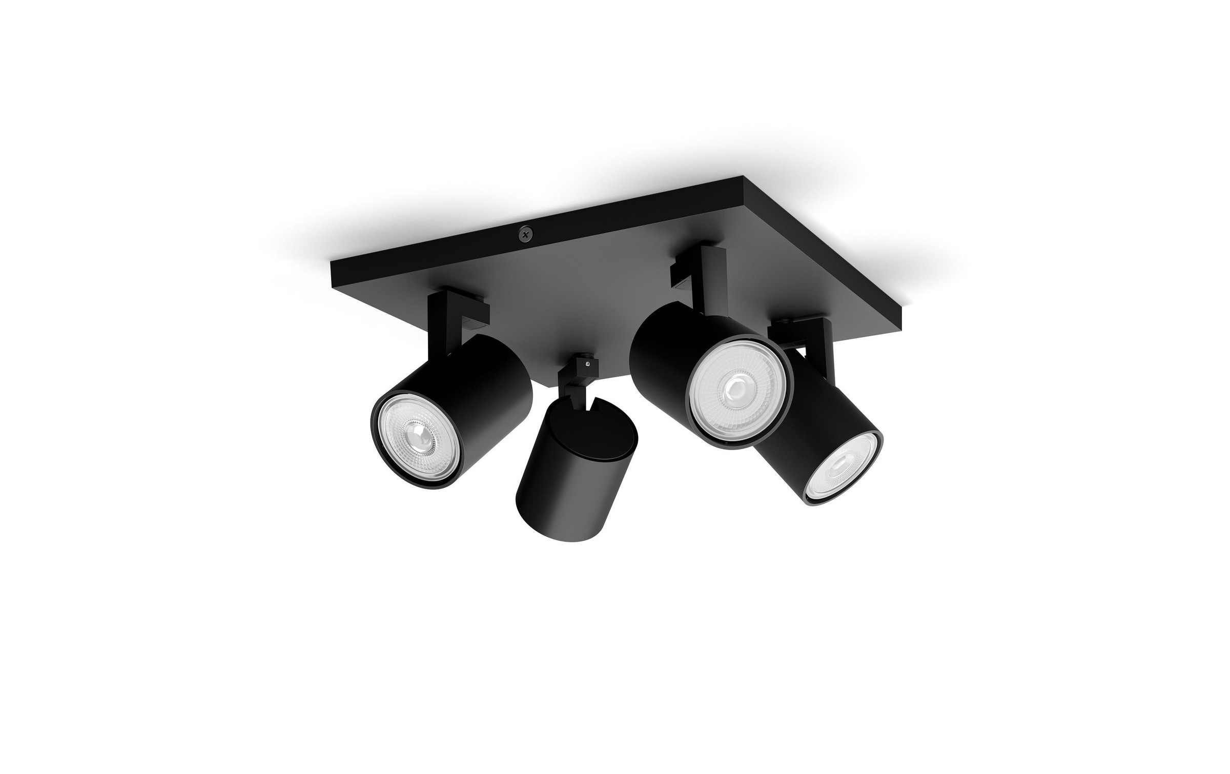 Philips Deckenleuchte, 4 flammig, Leuchtmittel GU10 Leuchtmittel wechselbar