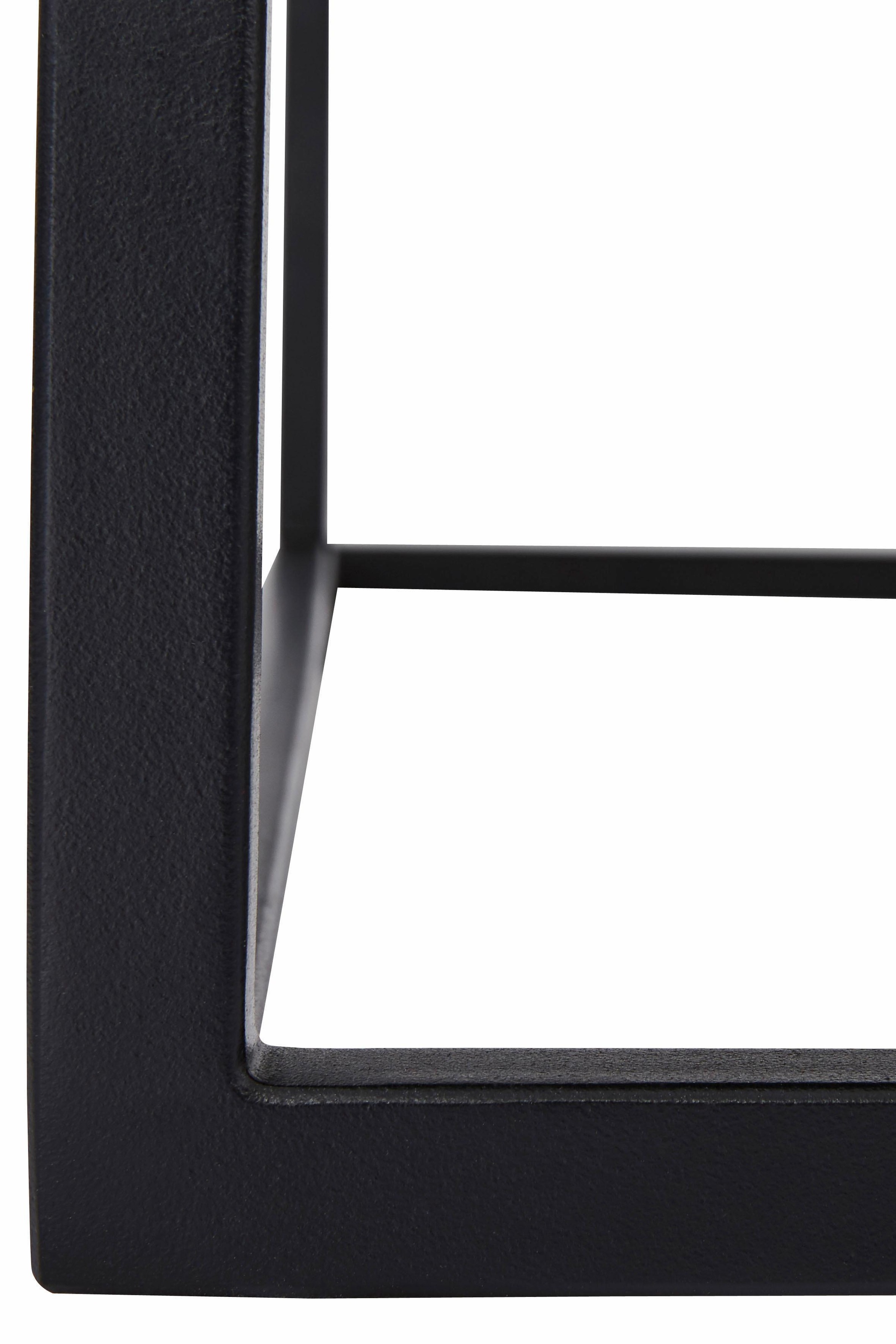 Home affaire Couchtisch »Voorst«, aus massiver Eiche und Metallgestell