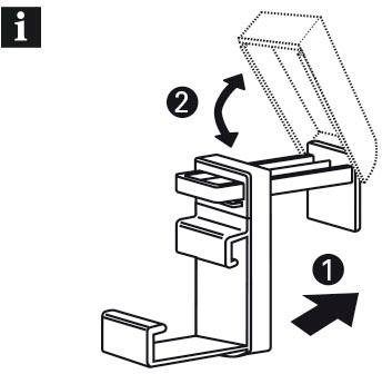 Aluminium-Jalousie | GARDINIA Jelmoli-Versand St.), (2 Sichtschutzbefestigung Kunststoff«, bestellen online »Klemmträger, Zubehör