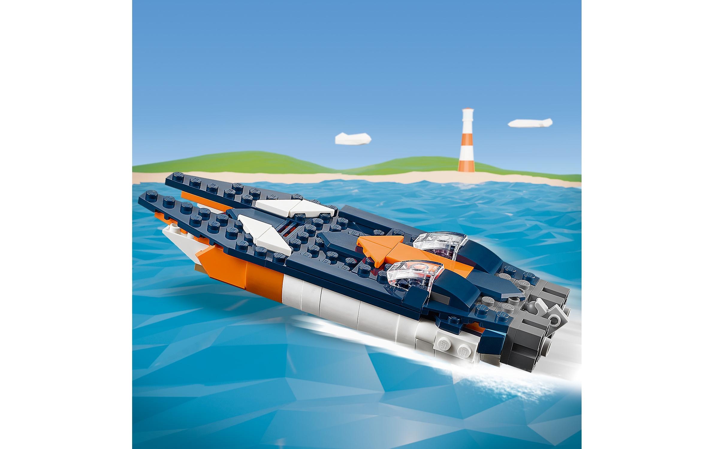LEGO® Spielbausteine »LEGO Creator Überschalljet 31126«, (215 St.)