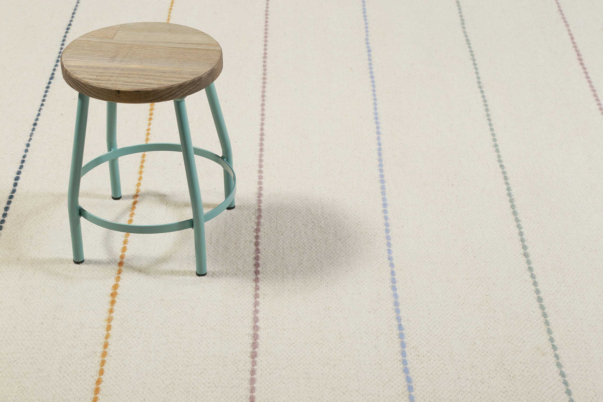 Esprit Wollteppich »Lina ESP-2205«, rechteckig, 5 mm Höhe, Naturfaserteppich mit Fransen, modernes Design, Wohnzimmer