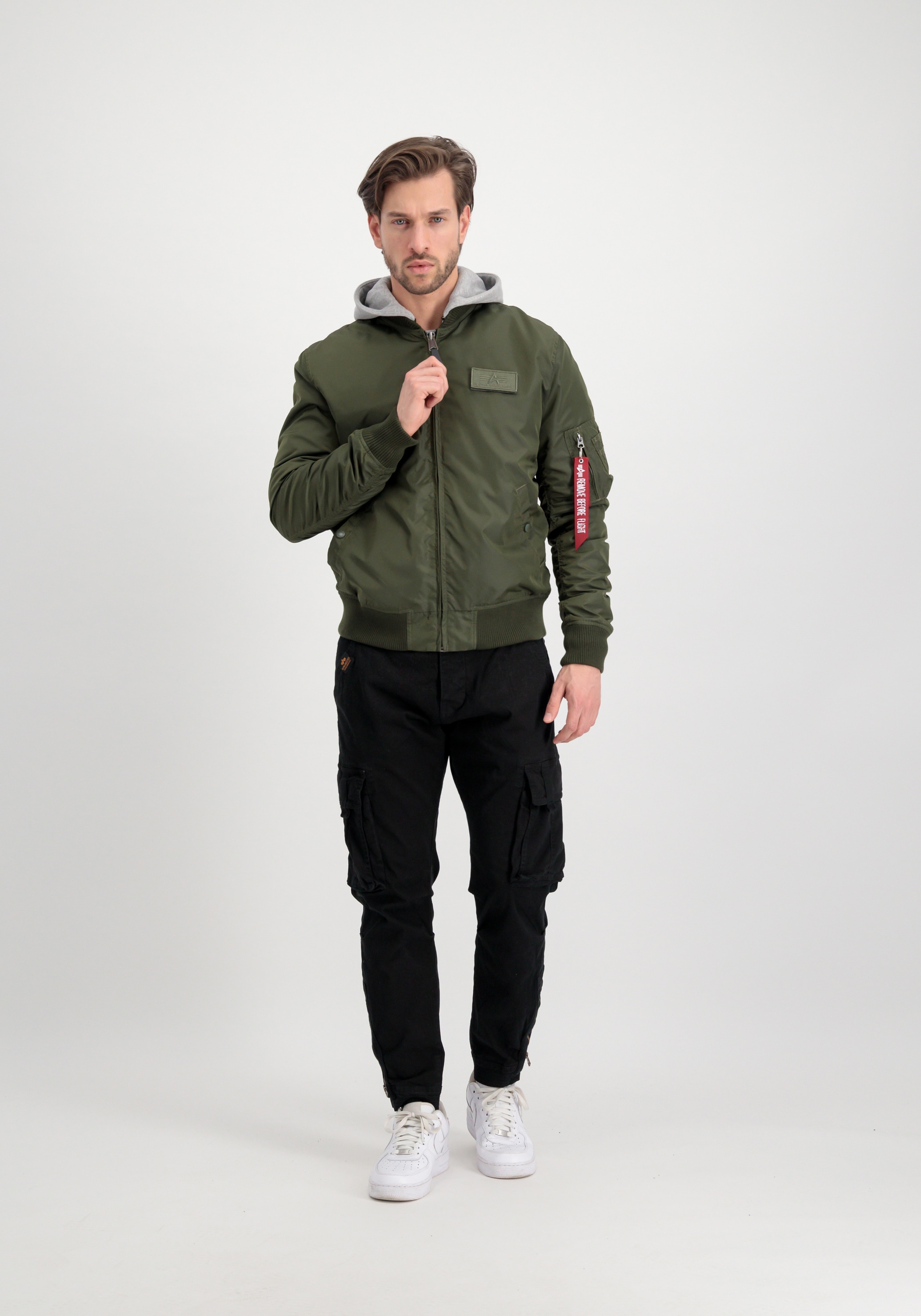 Alpha Industries Bomberjacke »MA-1 TT Hood Light«