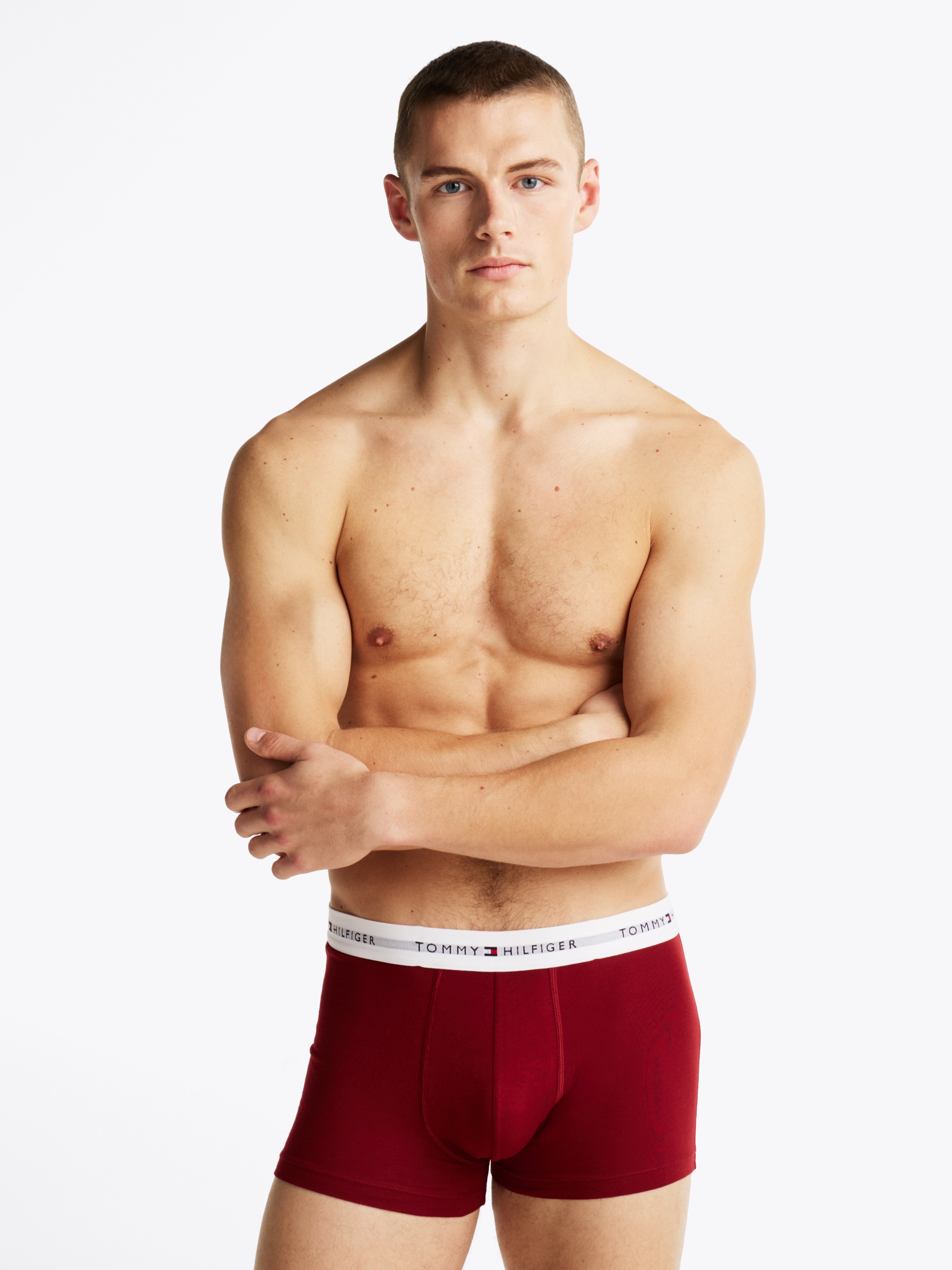 Tommy Hilfiger Underwear Trunk »3P TRUNK«, (Packung, 3 St., 3er-Pack), mit Logoschriftzug