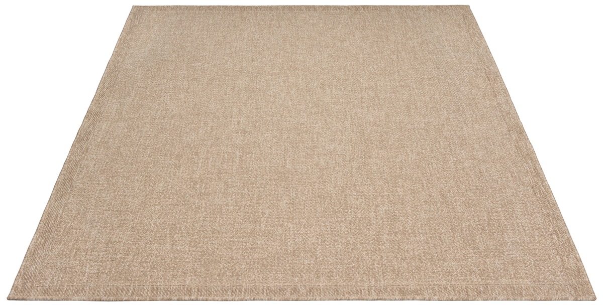 the carpet Teppich »Kansas«, rund, 1 mm Höhe, moderner robuster In und Outdoor Teppich Jute Look