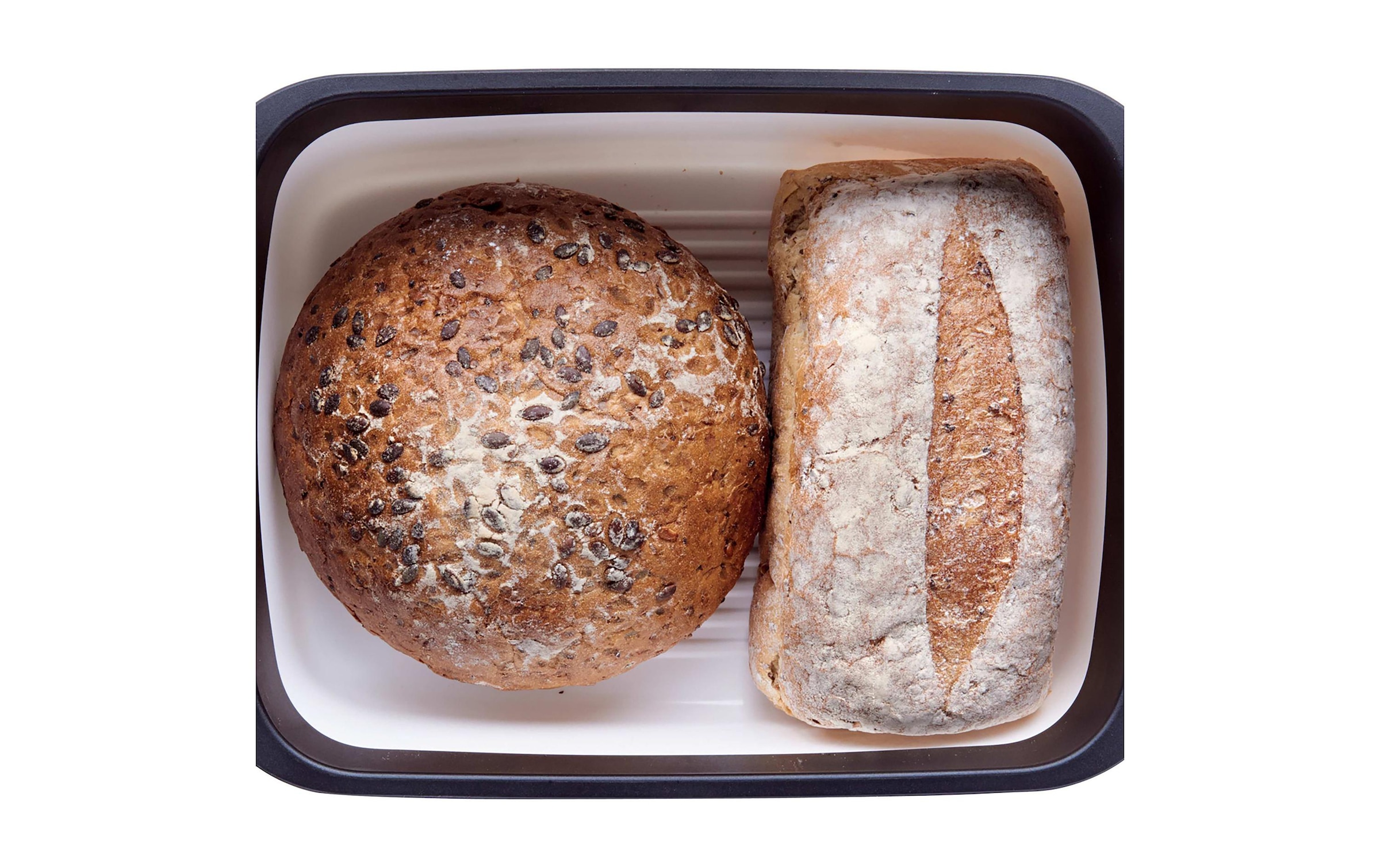 TUPPERWARE Brotkasten »Bread Smart Junior 32 x 16 x 15 cm Weiss«, (1 tlg.)