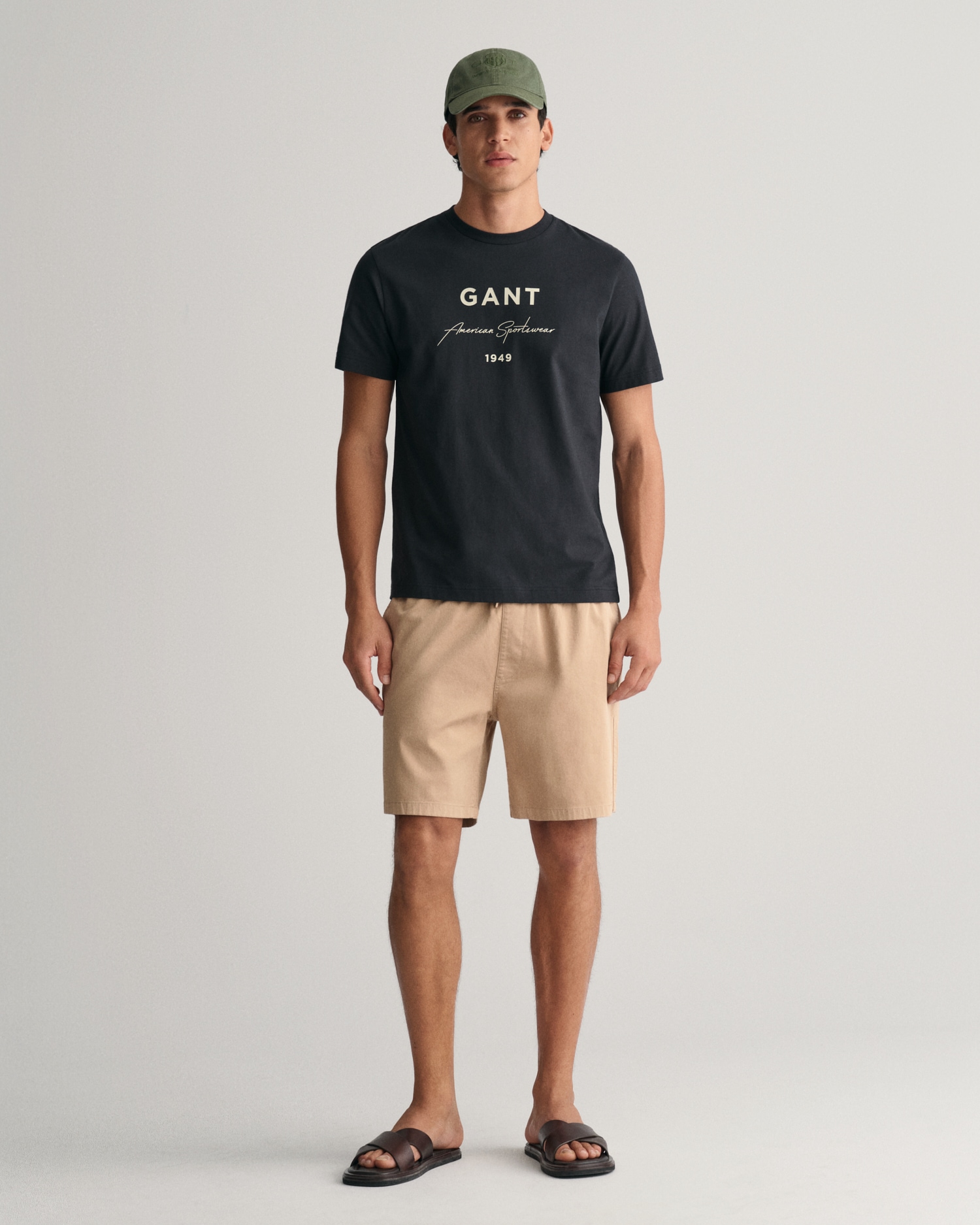 Gant Shorts »DRAWSTRING LOGO SHORTS«, mit elastischem Bund und Kordelzug