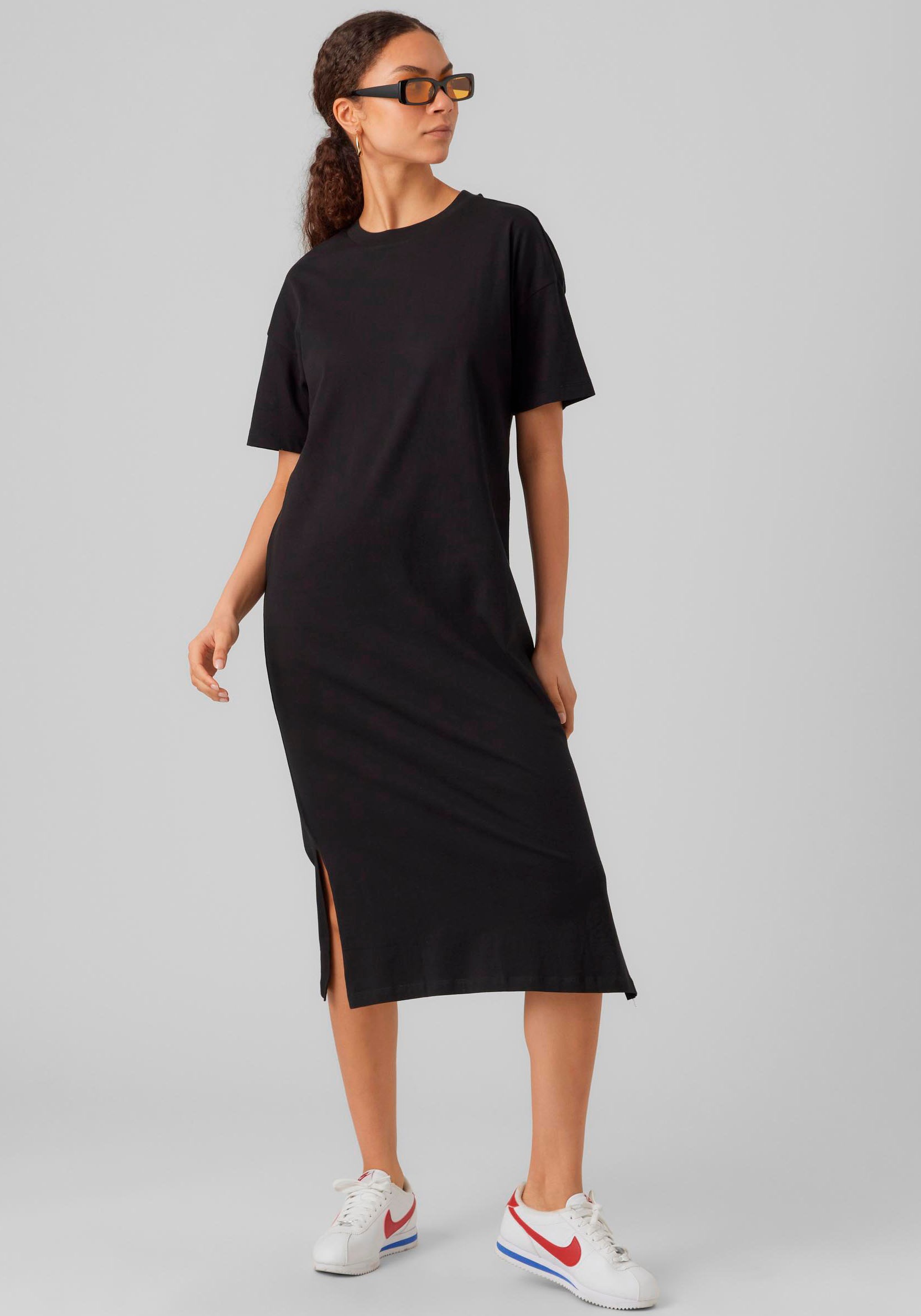 Vero Moda Sommerkleid »VMMOLLY | Jelmoli-Versand CALF NOOS« online DRESS kaufen SS OVERSIZE