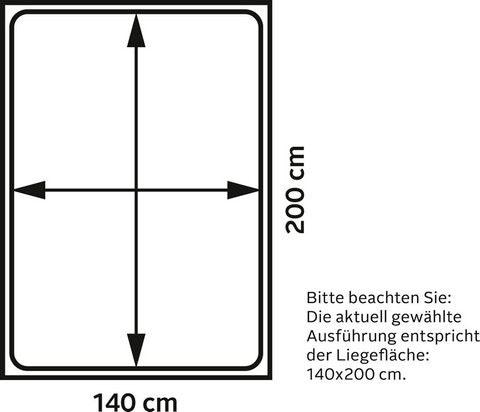 Places of Style Boxspringbett »Exclusive«, inkl. Topper, 3 Breiten, 3 Härtegrad-Ausführungen