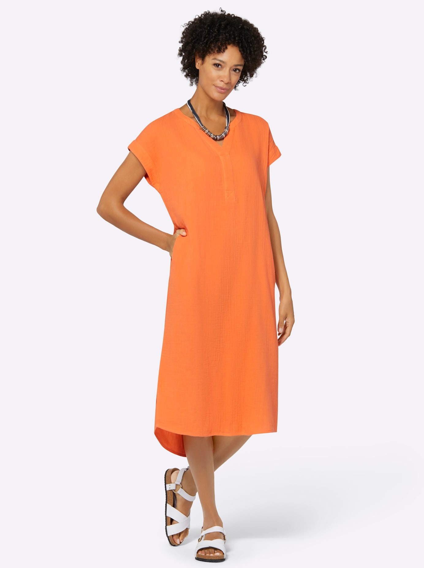 Casual Looks Sommerkleid »Kleid« Nahttasche