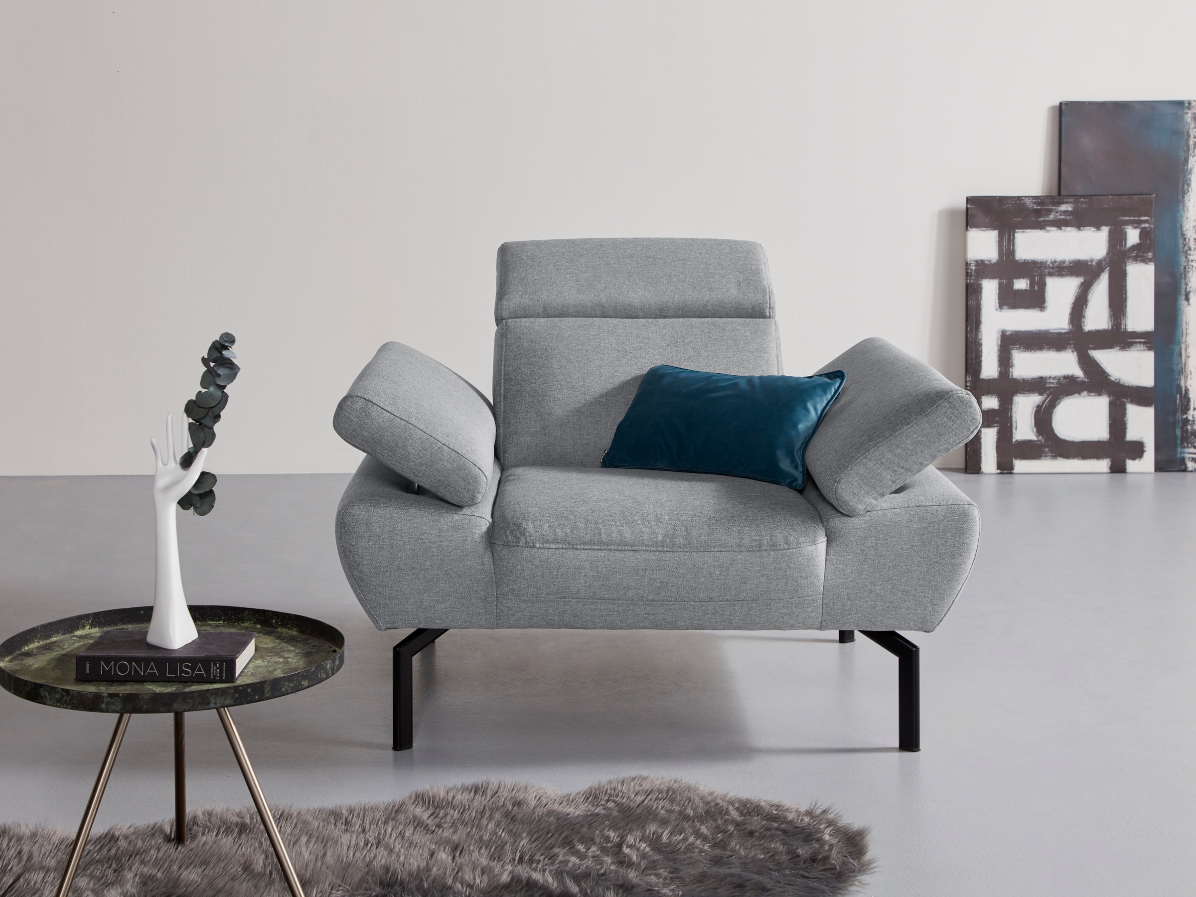 wahlweise Sessel im Shop of mit Lederoptik Luxus«, Style Places Rückenverstellung, Luxus-Microfaser ❤ Jelmoli-Online bestellen »Trapino in