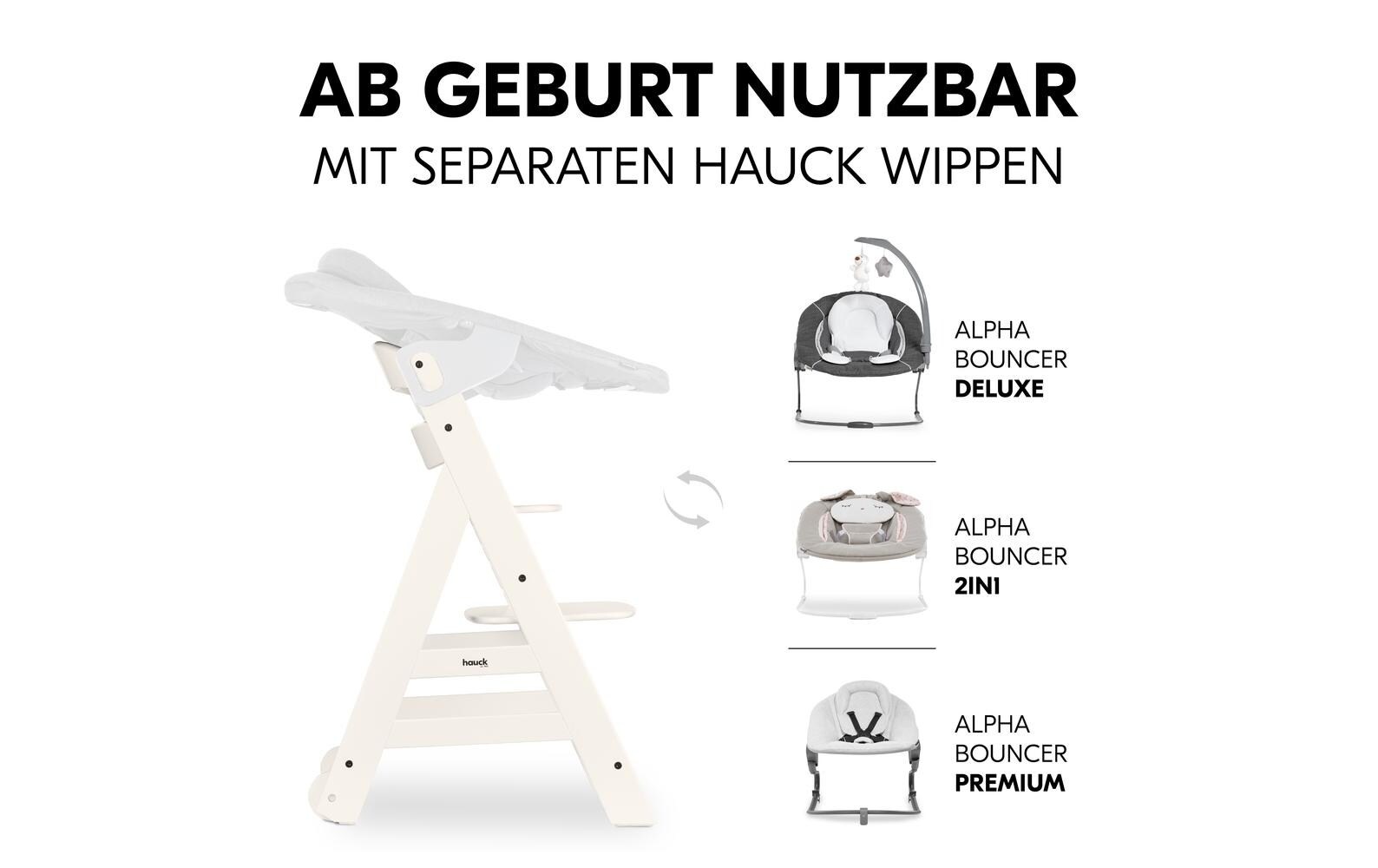 Hauck Hochstuhl »Beta+ White«