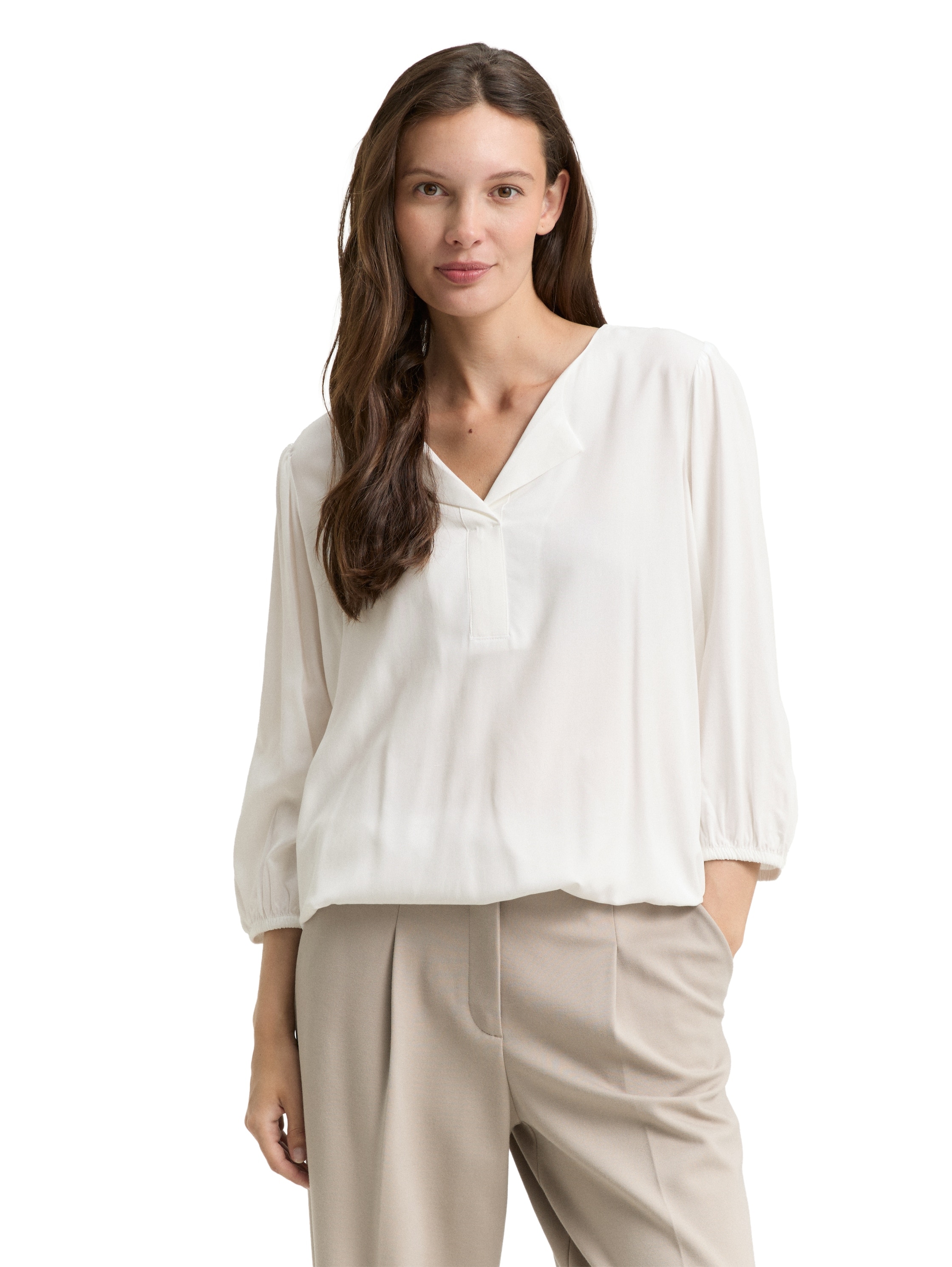 TOM TAILOR Shirtbluse mit All-Over Print