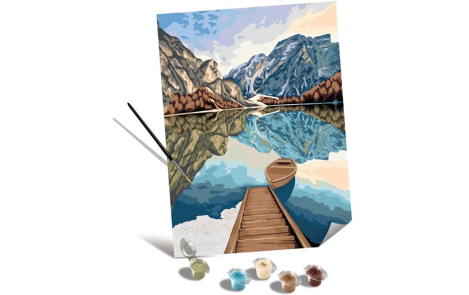 Ravensburger Malen nach Zahlen »CreArt – Lake Views auf Leinwand«