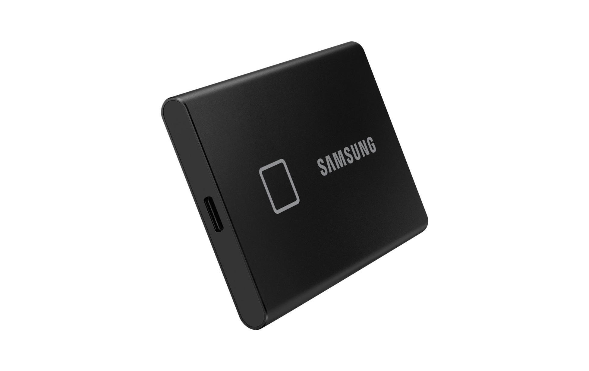 Samsung externe SSD »T7, 1 TB, Touch Black, USB 3.2 Gen 2«