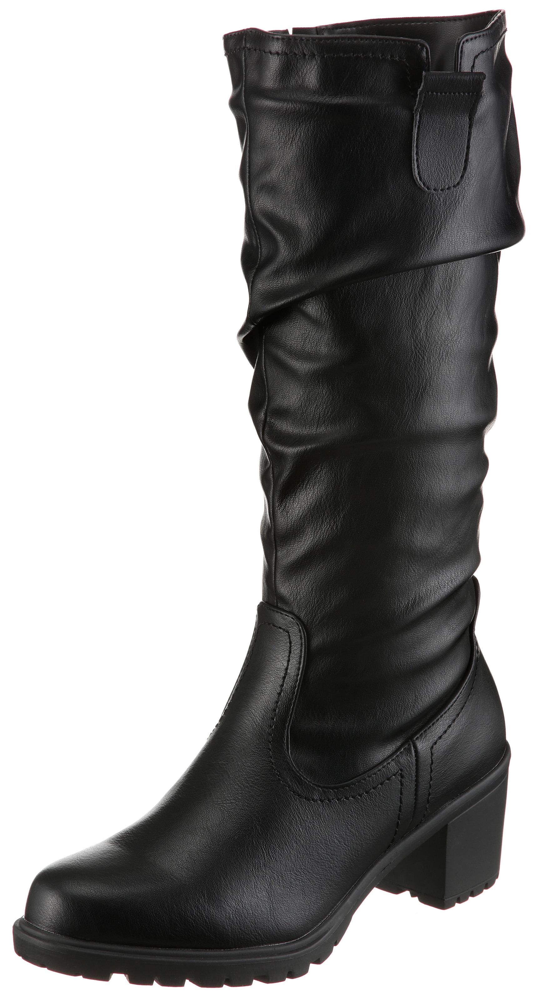 Aniston SHOES Stiefel mit slouchy Schaft mit Raffungen - NEUE KOLLEKTION