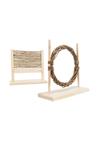 Agility-Hürde »Agility-Set mit Hürde und Ring«, Holz