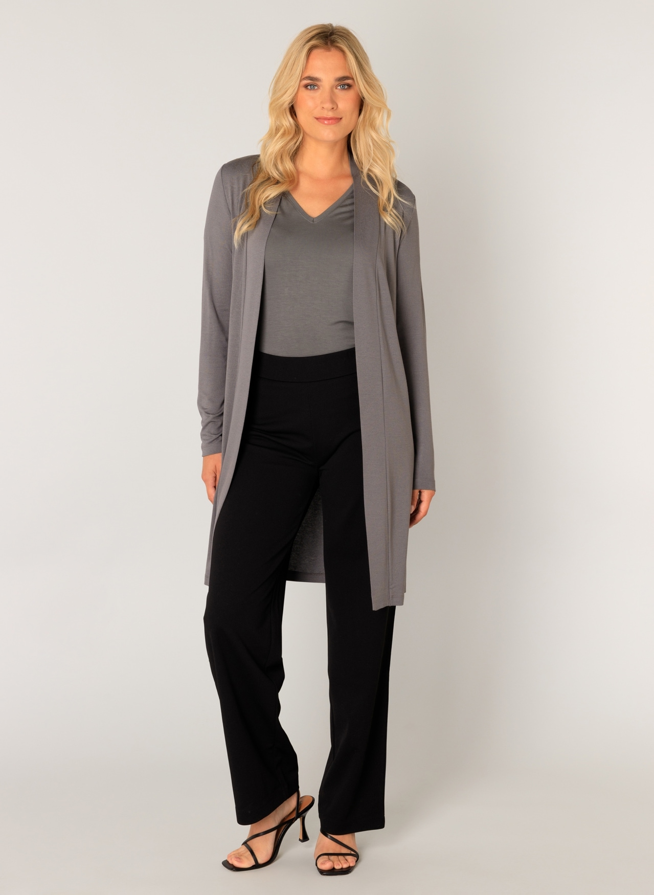 Base Level Longstrickjacke »Yayla Long«, ohne Verschluss