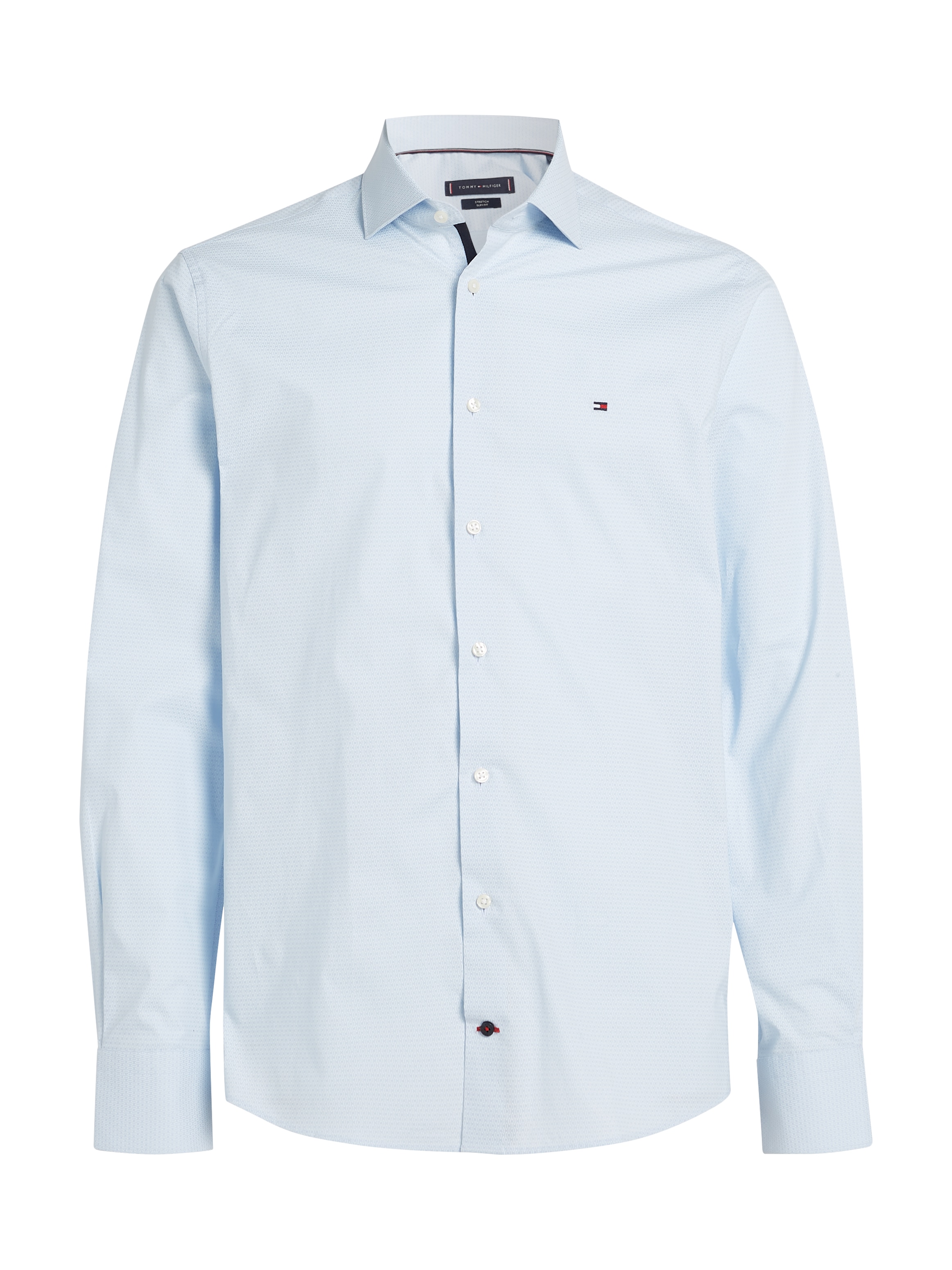 Tommy Hilfiger Businesshemd »CL STRETCH GEO PRINT SF SHIRT«, mit Minimal-Print