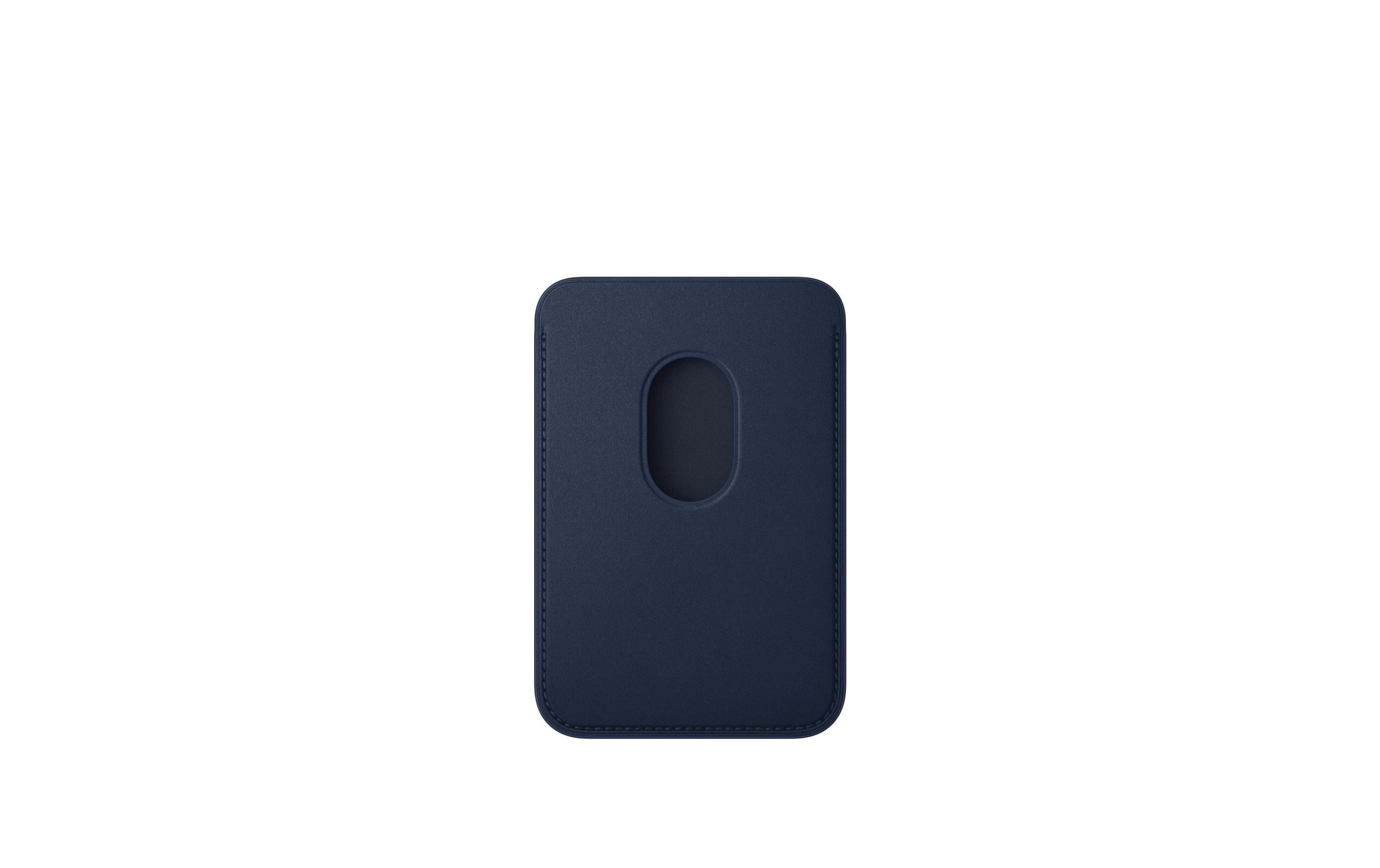Apple Smartphone Feingewebe Wallet mit MagSafe, Tiefblau