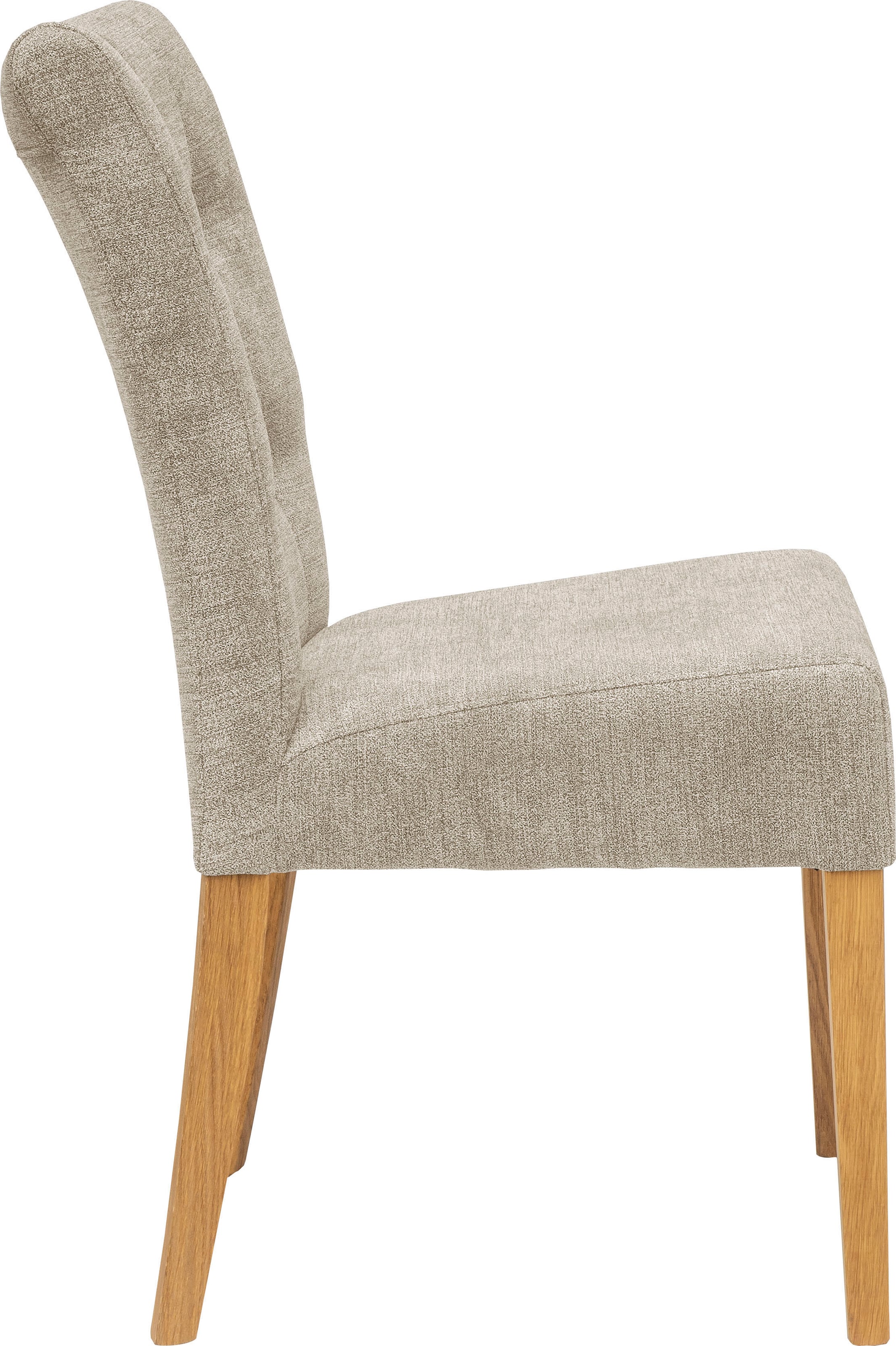 Home affaire Polsterstuhl »Queen«, (Set), 6 St., Feinstruktur, Esszimmerstuhl mit Knopfheftung, 2er, 4er oder 6er-Set