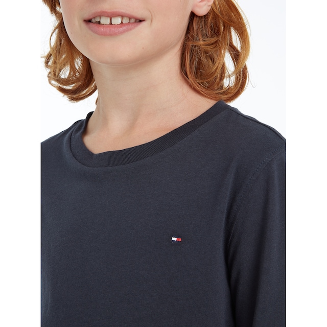 ✵ Tommy Hilfiger Langarmshirt »BOYS BASIC CN KNIT L/S«, mit Tommy Hiflger  Logo-Flag online kaufen | Jelmoli-Versand