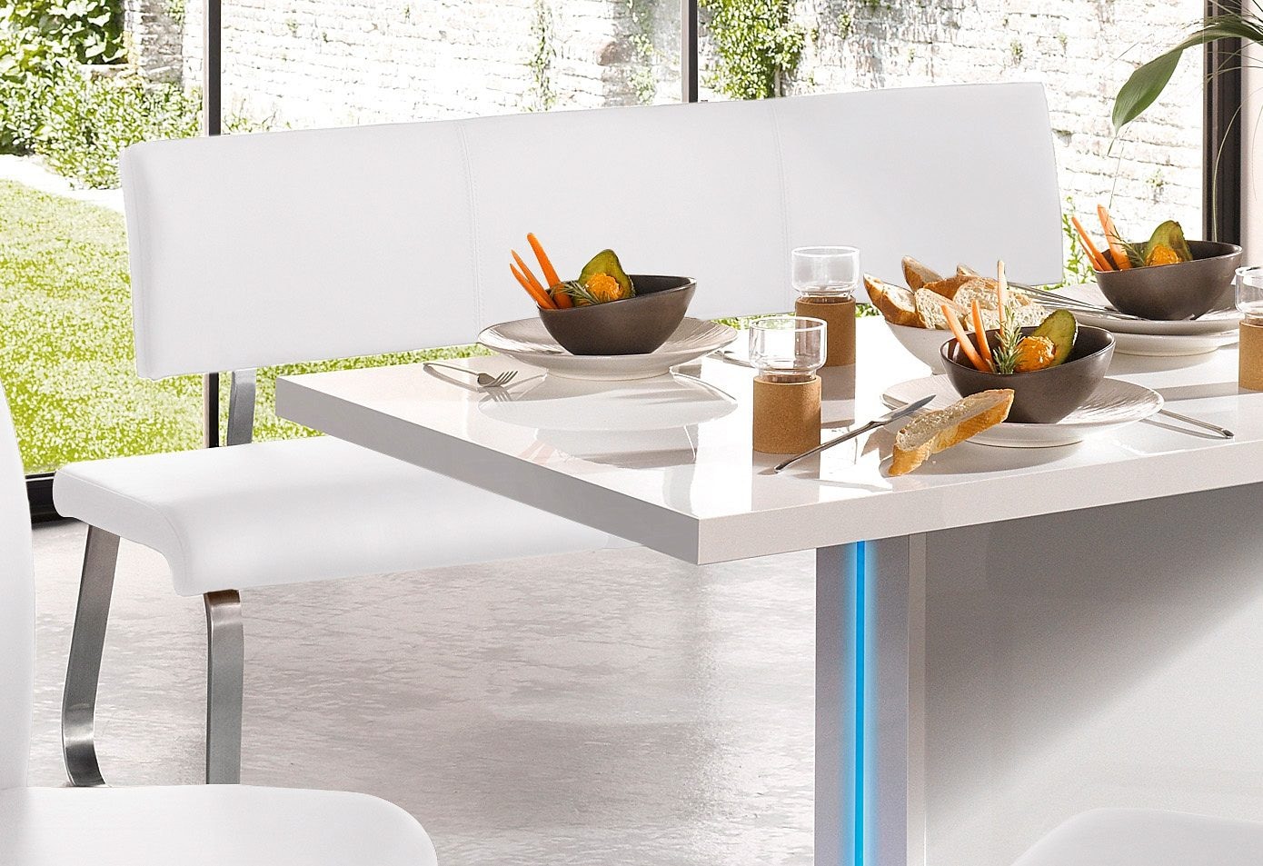 MCA furniture Polsterbank in »Arco«, bestellen belastbar 280 Kg, | Jelmoli-Versand verschiedenen Breiten Echtleder, bis online