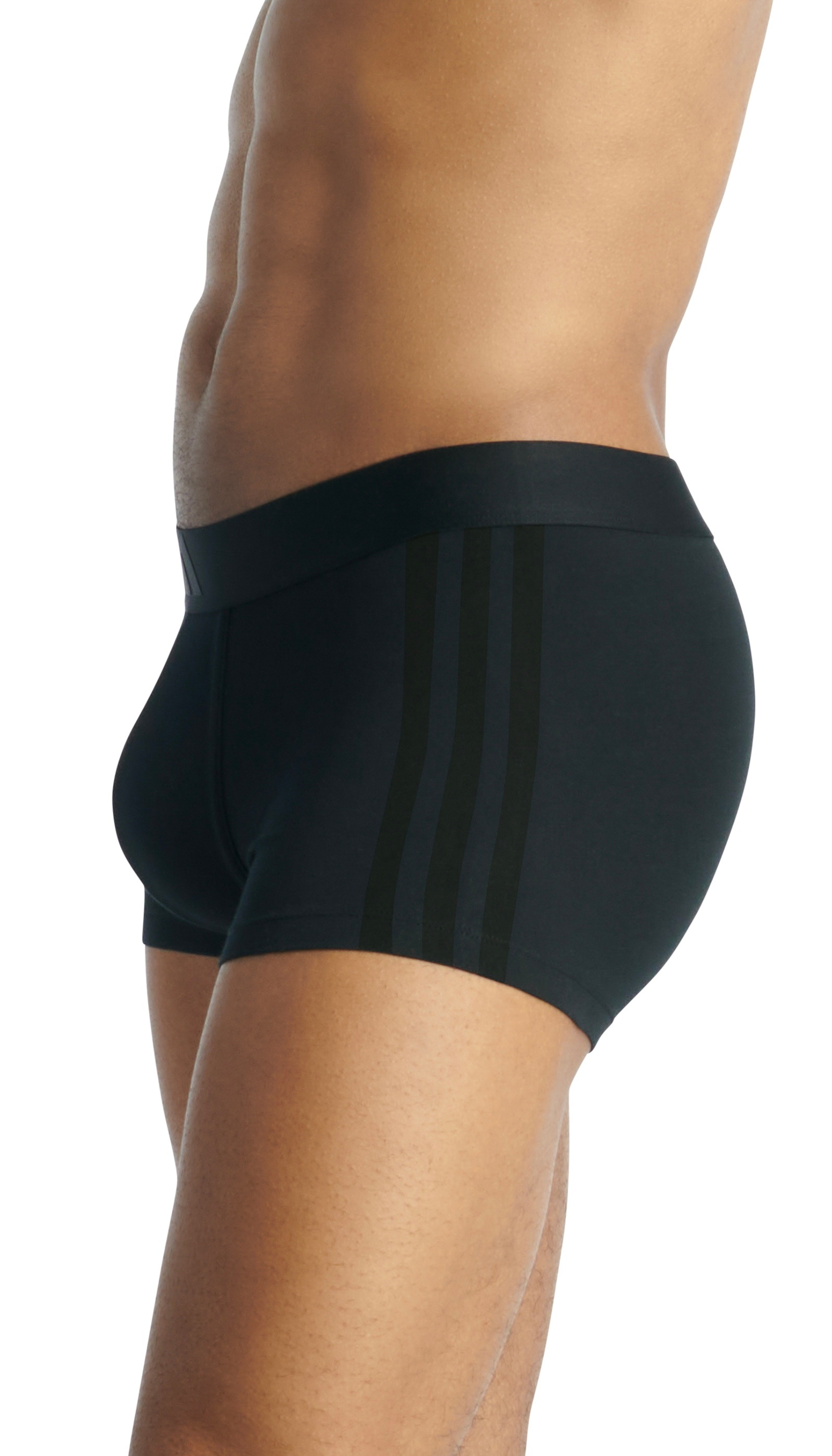 adidas Sportswear Trunk »Active Flex Cotton 3 Stripes«, (2er Pack), flexibler 4-Wege-Stretch, elastisch, Logo-Bund, ohne Eingriff