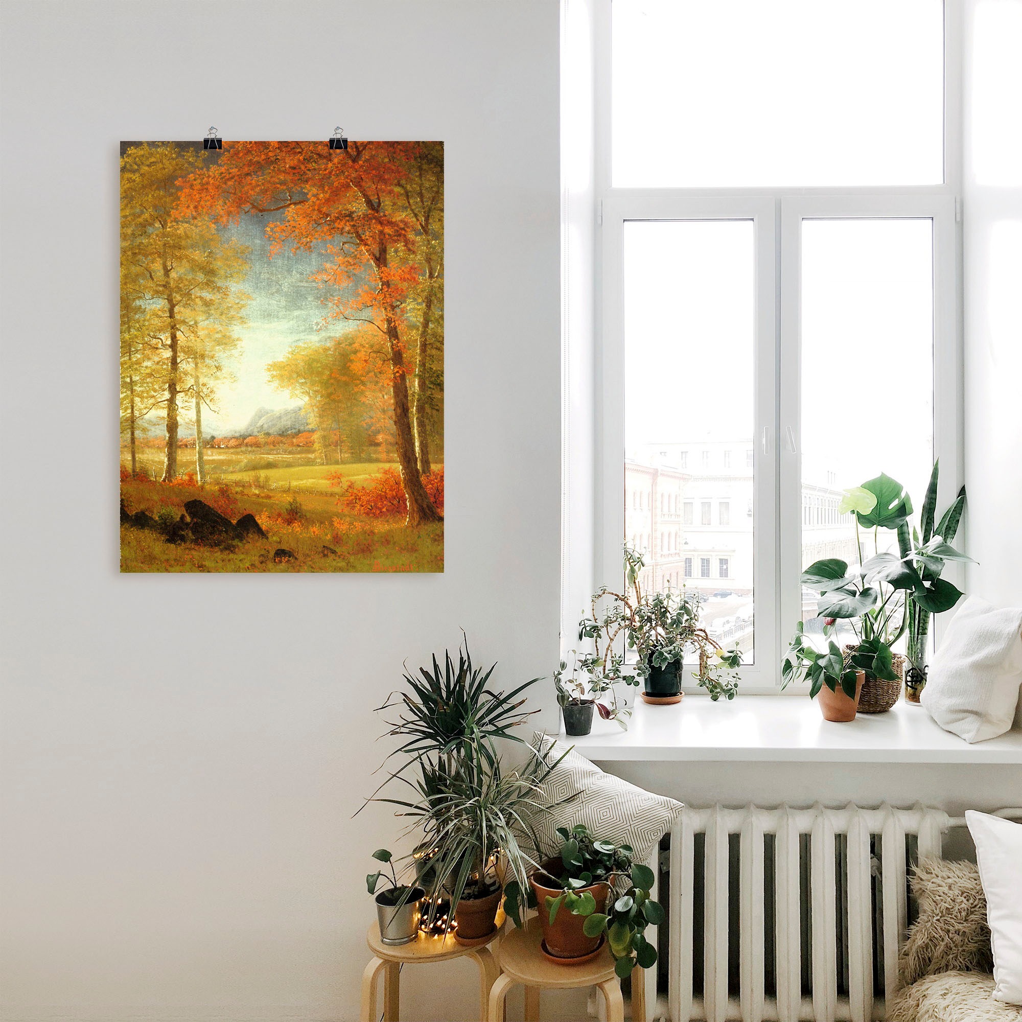 Artland Wandbild »Herbst in Oneida County, New York.«, Felder, (1 St.), als Leinwandbild, Poster in verschied. Grössen