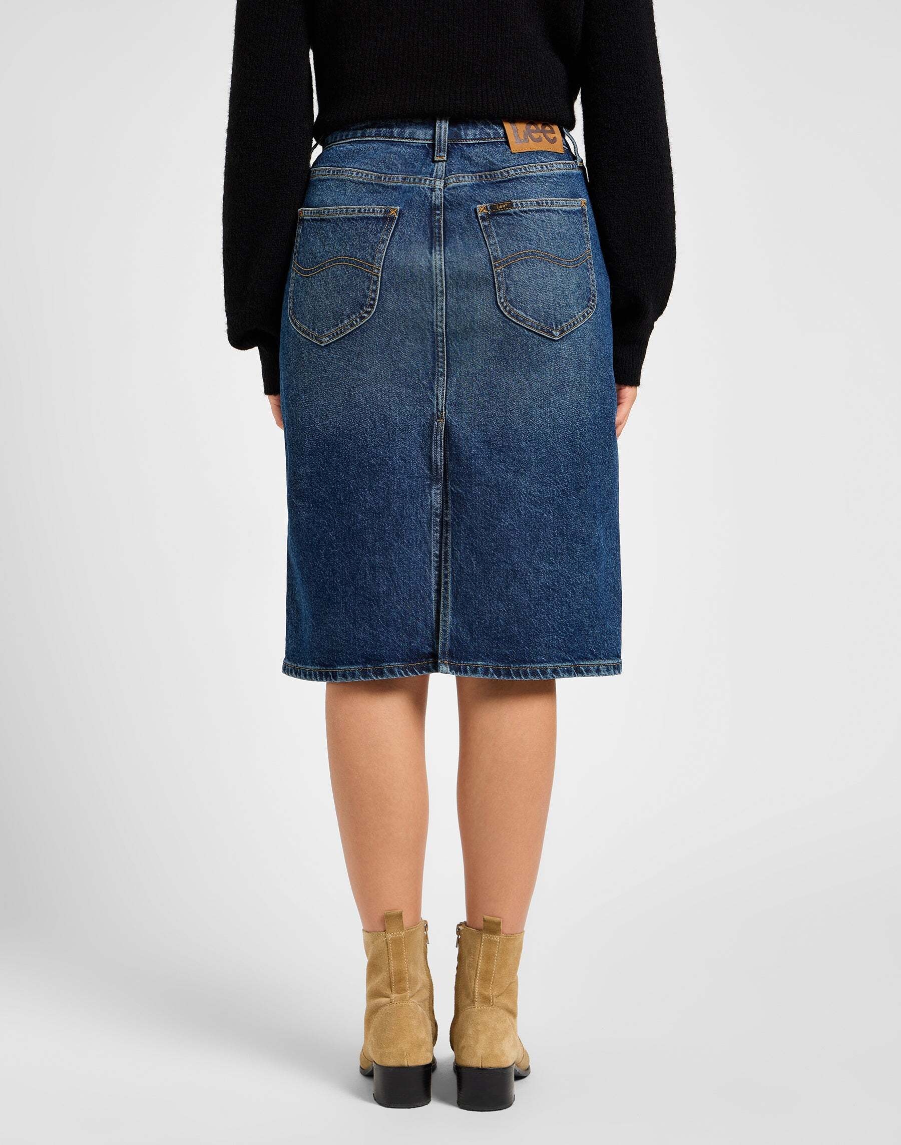 Lee® Jeansrock »LEE Jeansrock Midi Skirt«