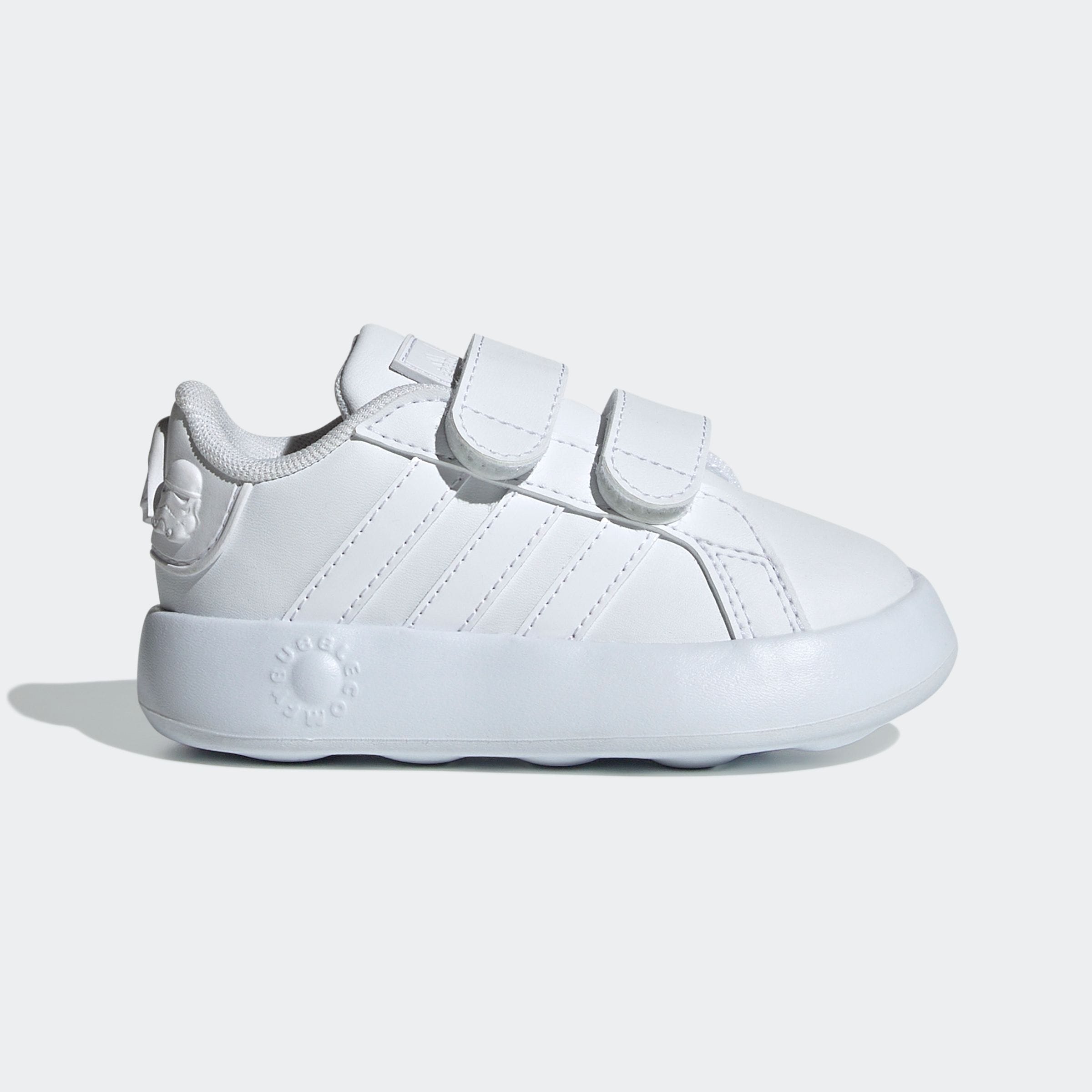 adidas Sportswear Klettschuh »ADIDAS STAR WARS KIDS GRAND COURT 2.0 SCHUH«, Design auf den Spuren des adidas Superstar, für Kinder