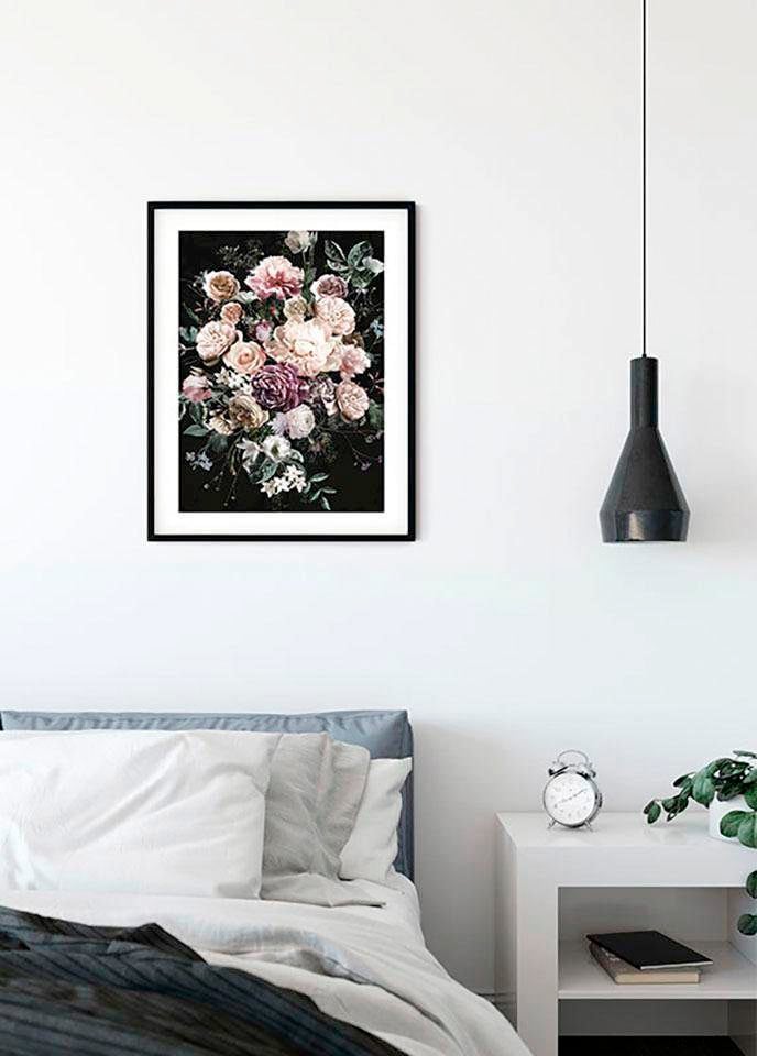 ❤ Komar Poster »Charming Wohnzimmer Blumen, Jelmoli-Online Shop Bouquet«, Schlafzimmer, im Kinderzimmer, (1 ordern St.)