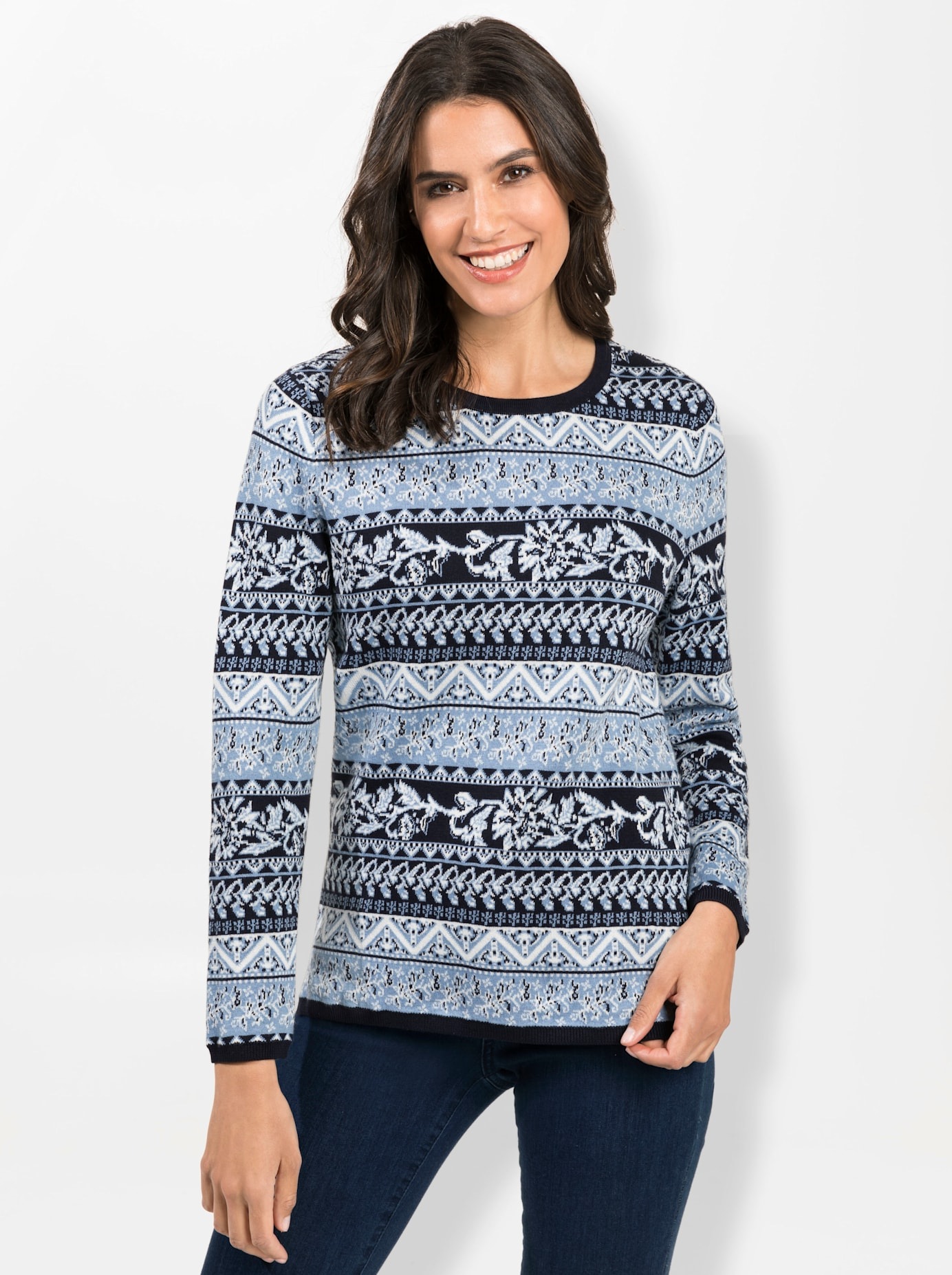Inspirationen Jacquardpullover »Jacquard-Pullover«