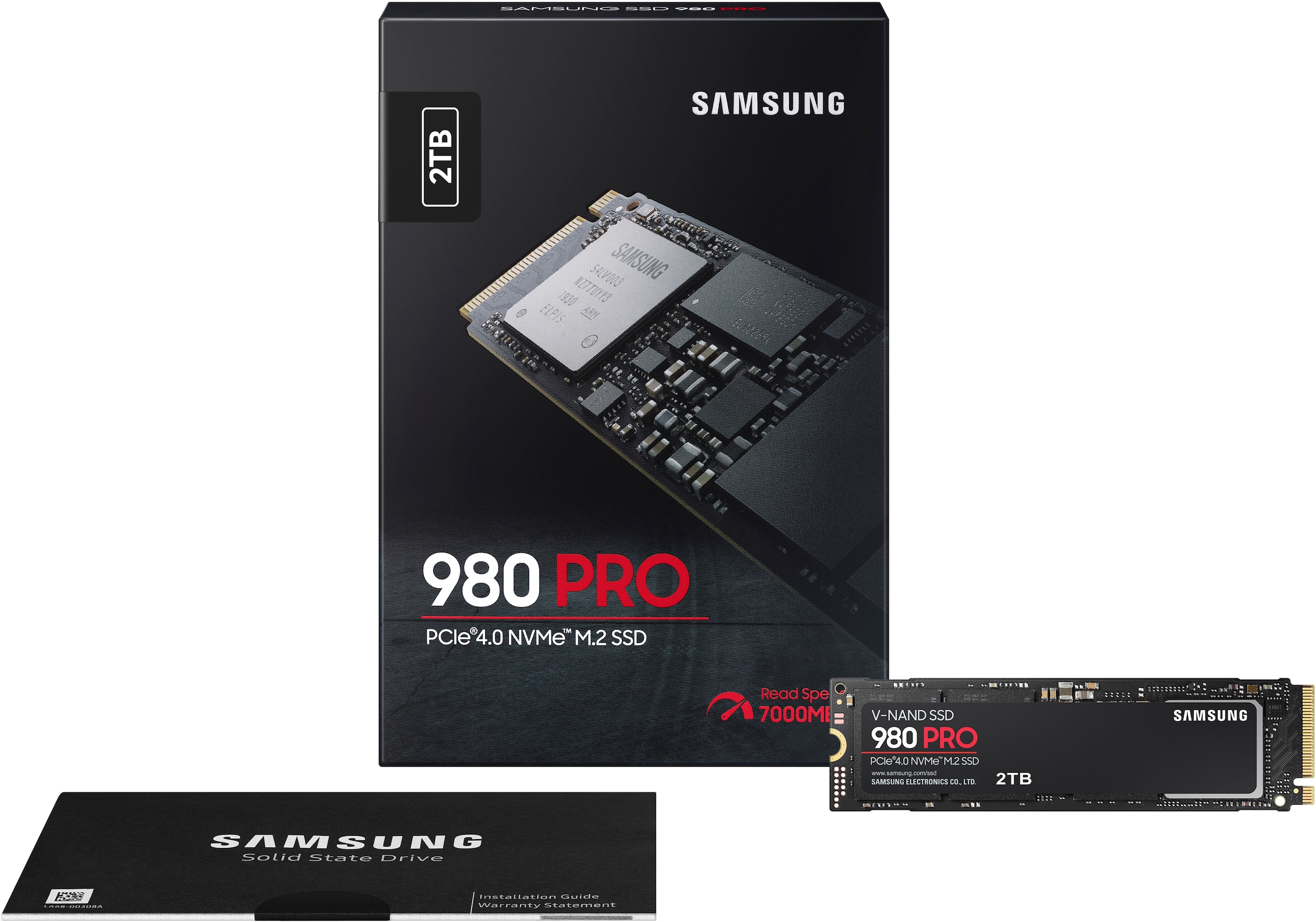 Samsung interne SSD »980 PRO«, Anschluss M.2 PCIe 4.0, Playstation 5 kompatibel, PCIe® 4.0 NVMe™, M.2